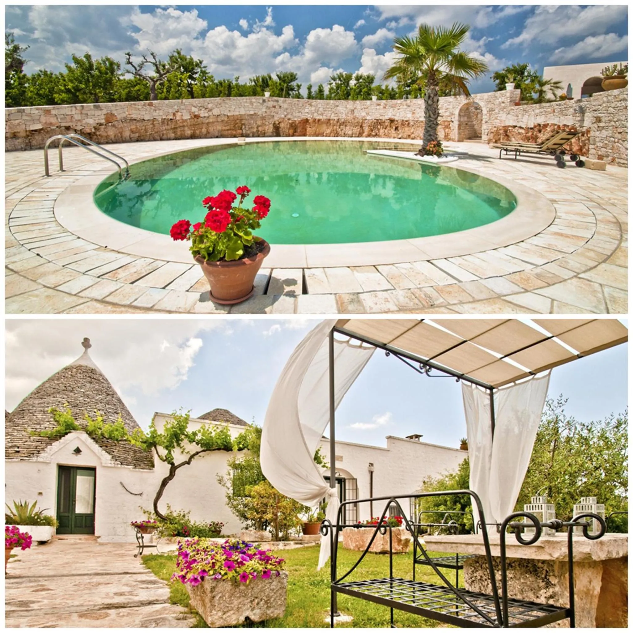 Garden in Masseria Rosa Trulli Relais