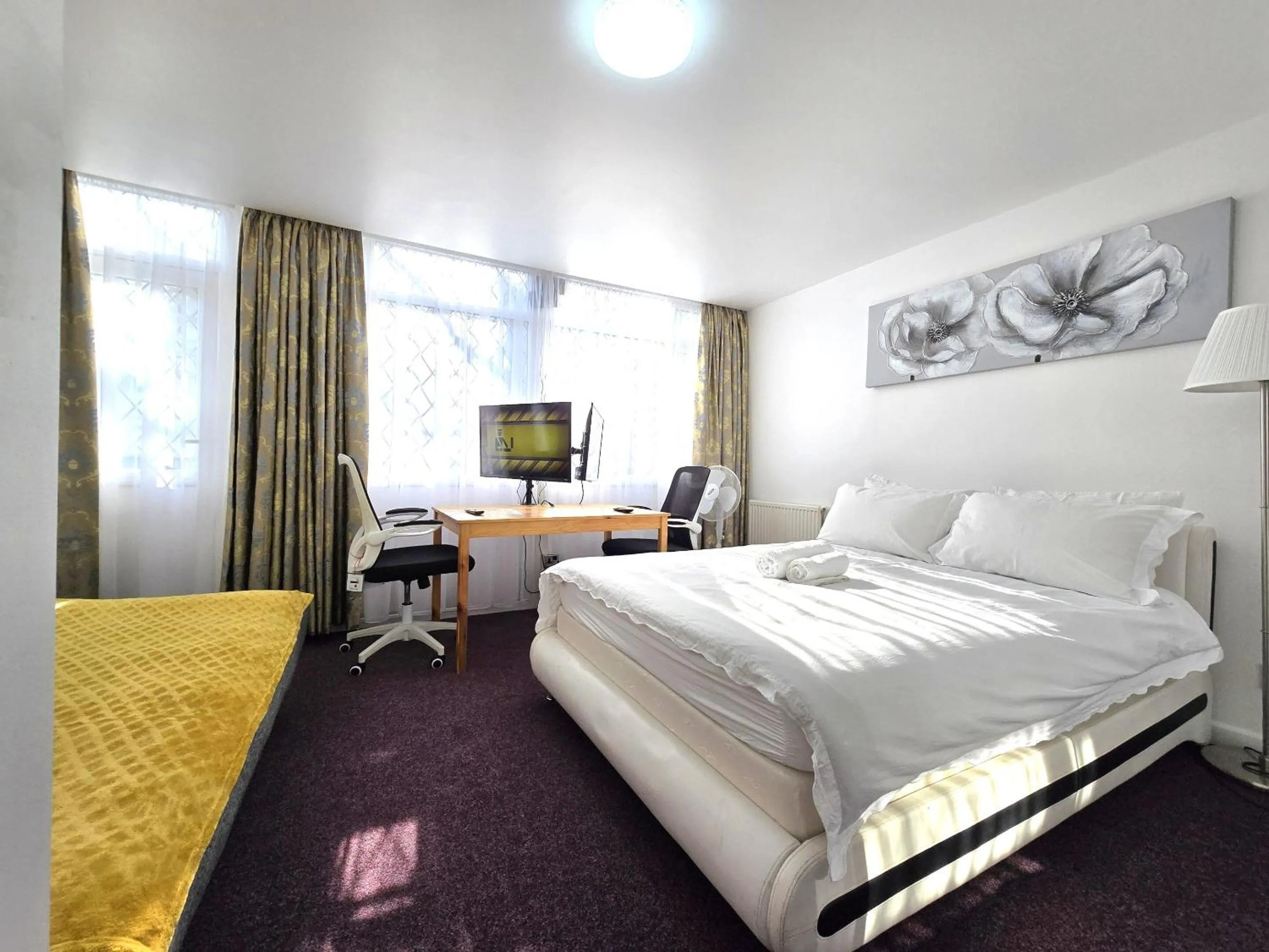 Bedroom, Bed in London Marylebone Grendon rooms