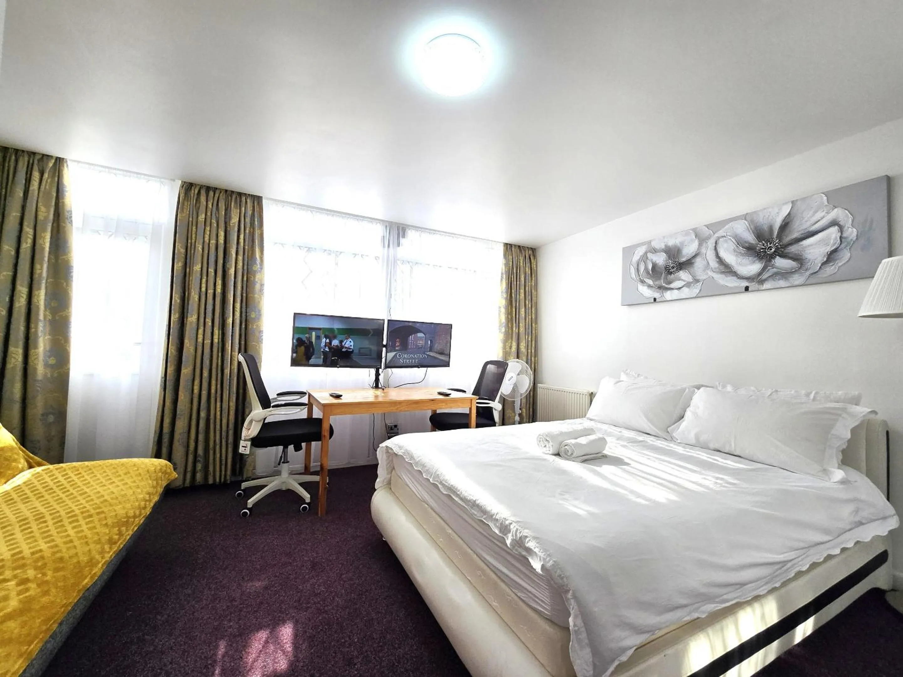 Bedroom, Bed in London Marylebone Grendon rooms