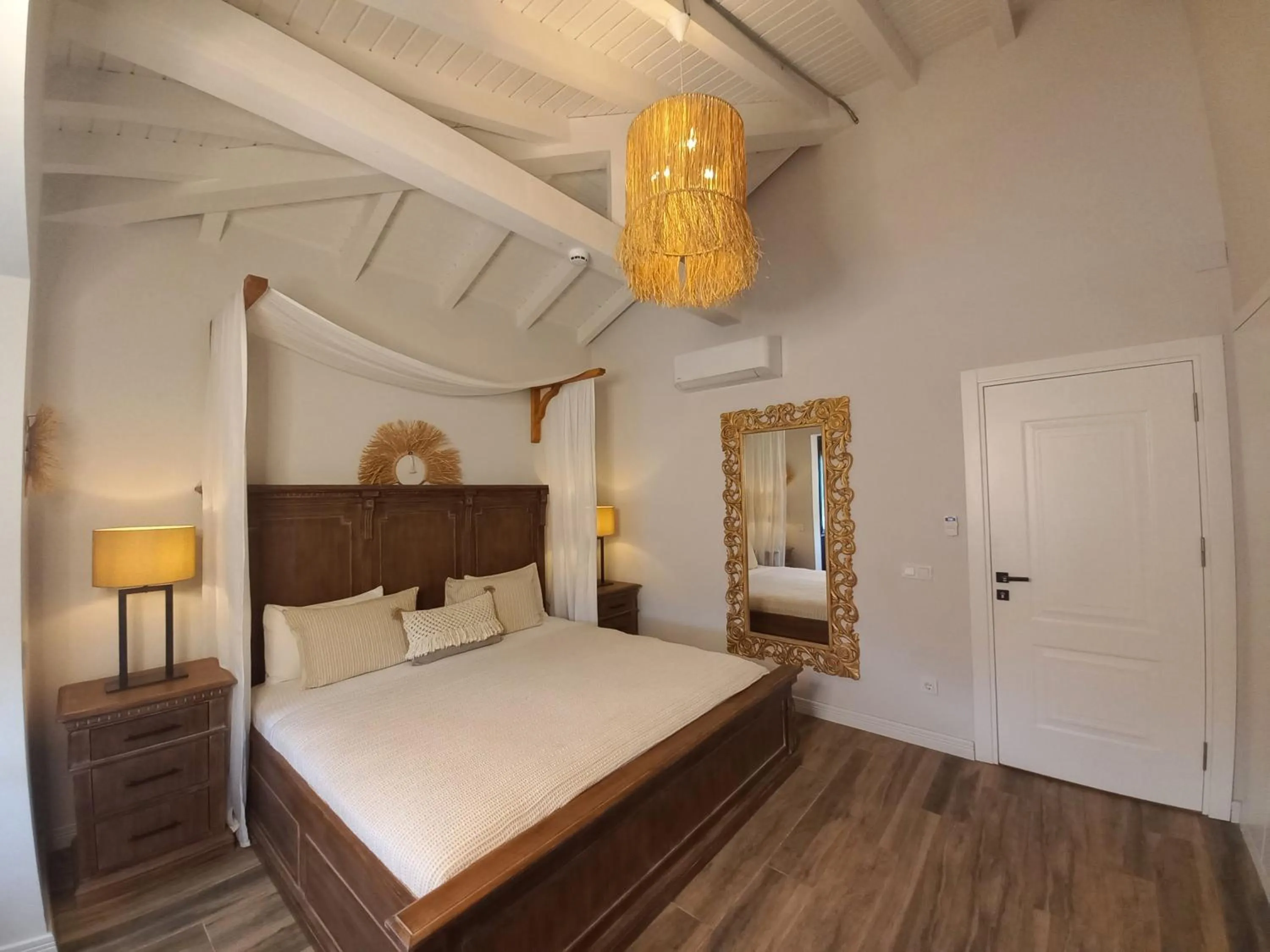Bed in Chloe hotel Alacati