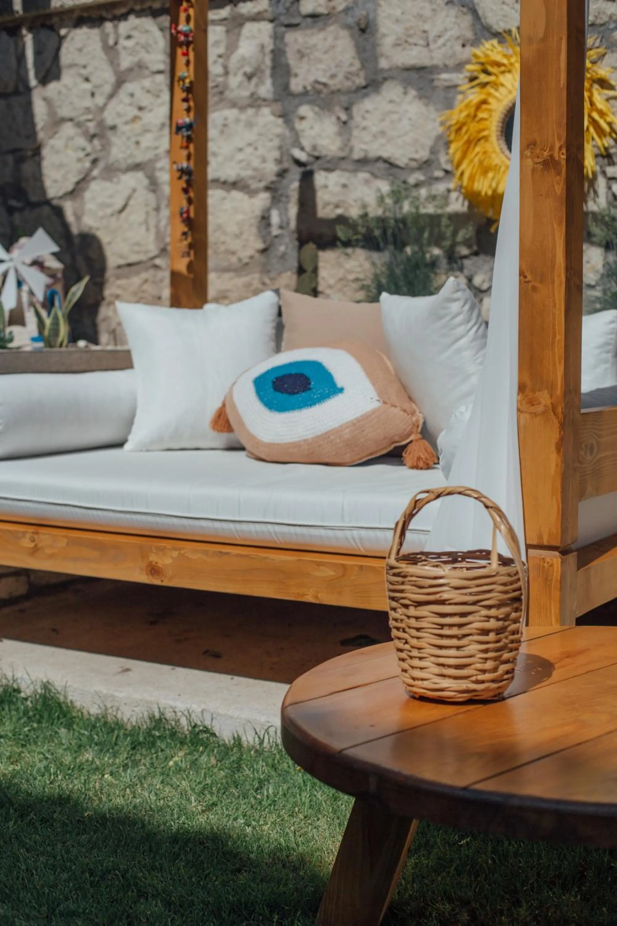 Patio in Chloe hotel Alacati