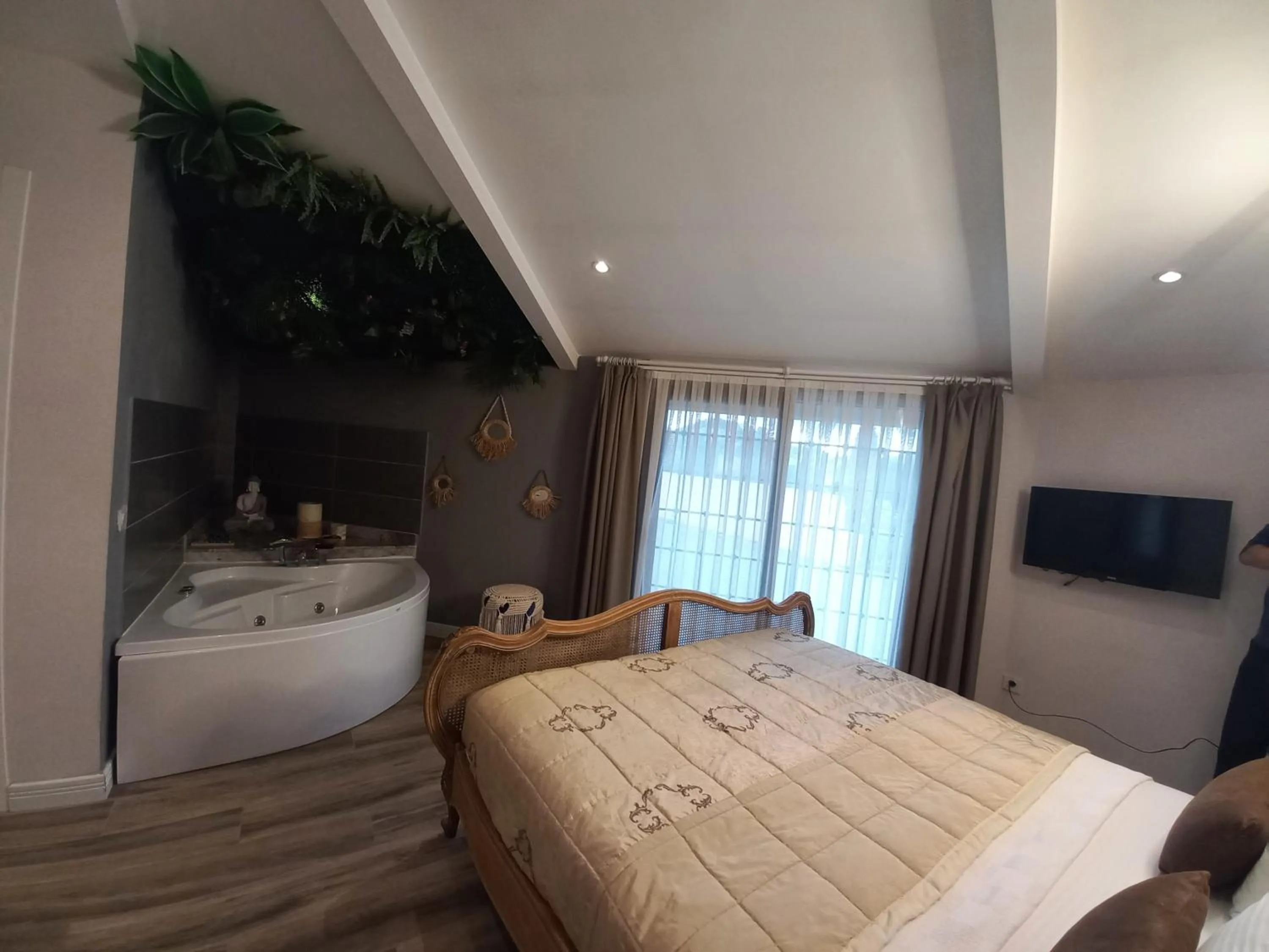 Bed in Chloe hotel Alacati