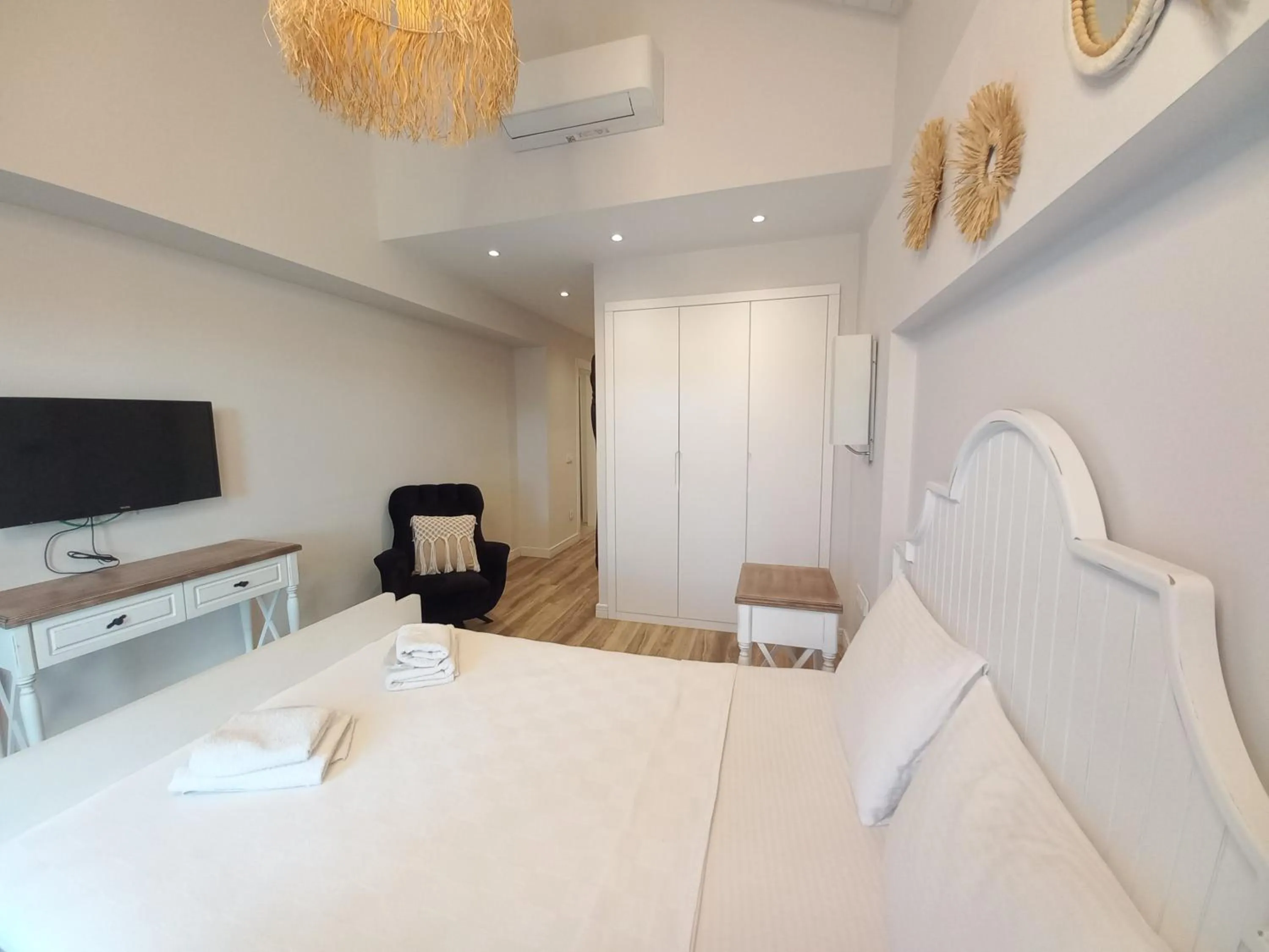 Bed in Chloe hotel Alacati