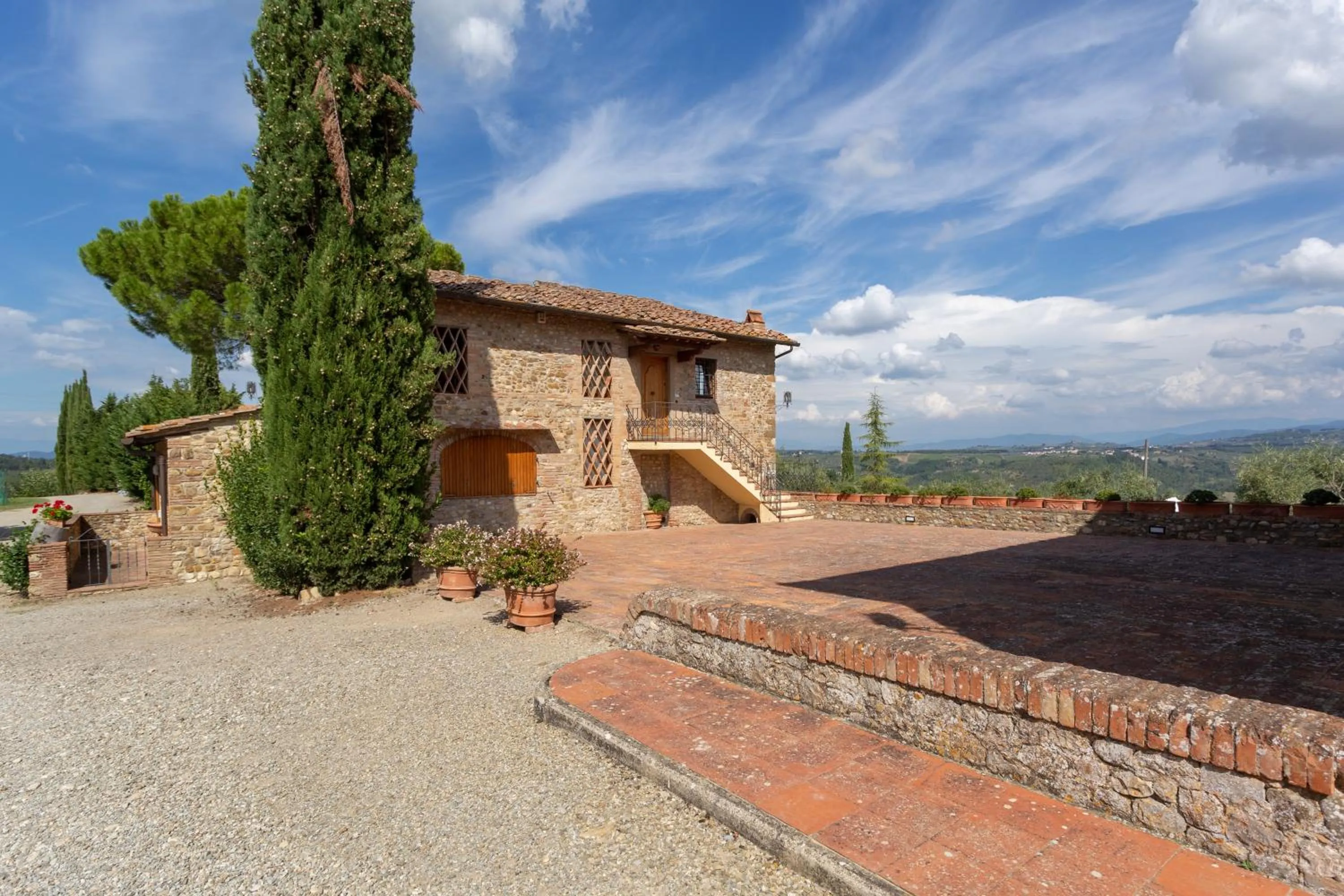 Balcony/Terrace in Fattoria Querceto