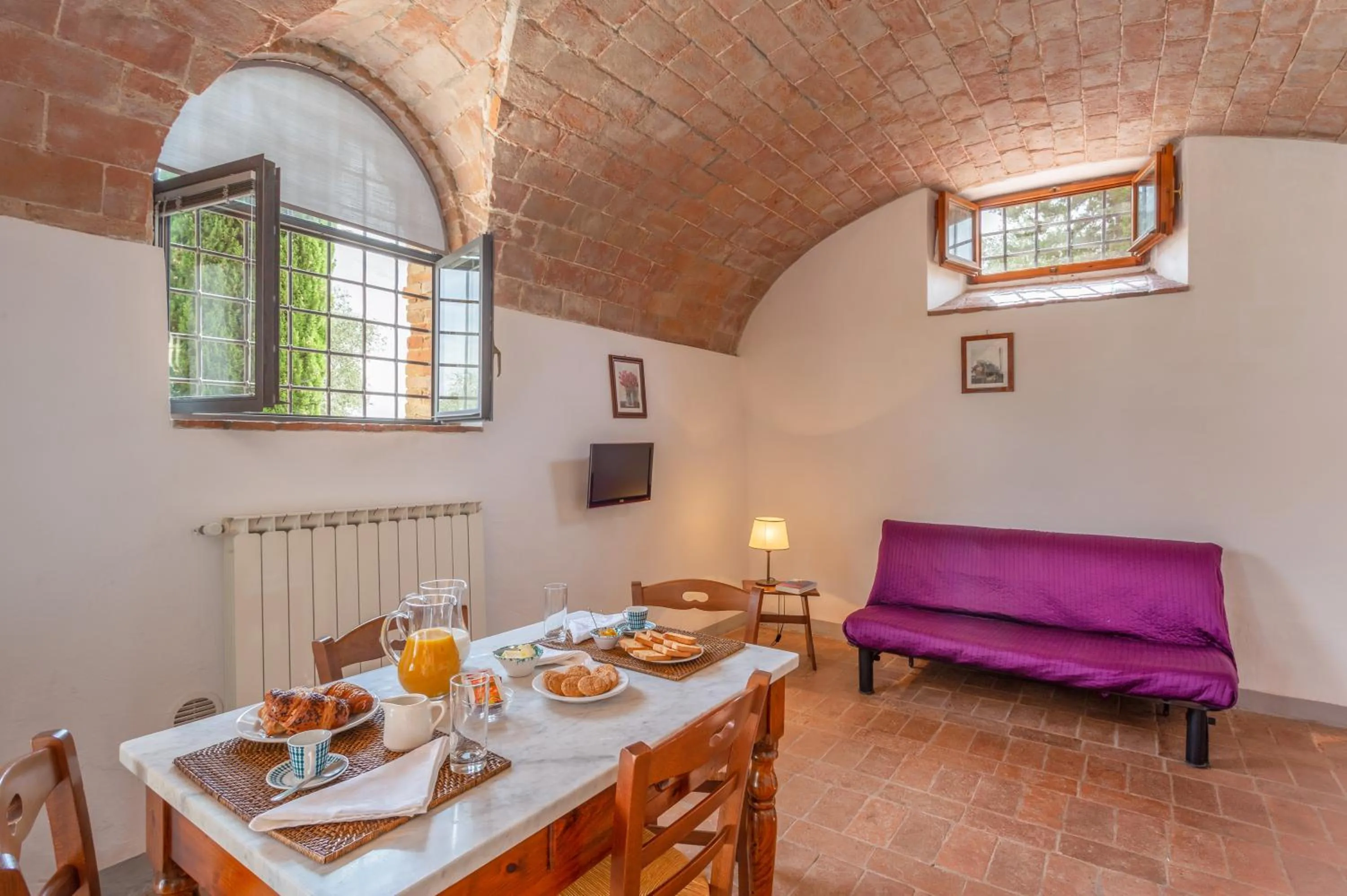 Living room in Fattoria Querceto