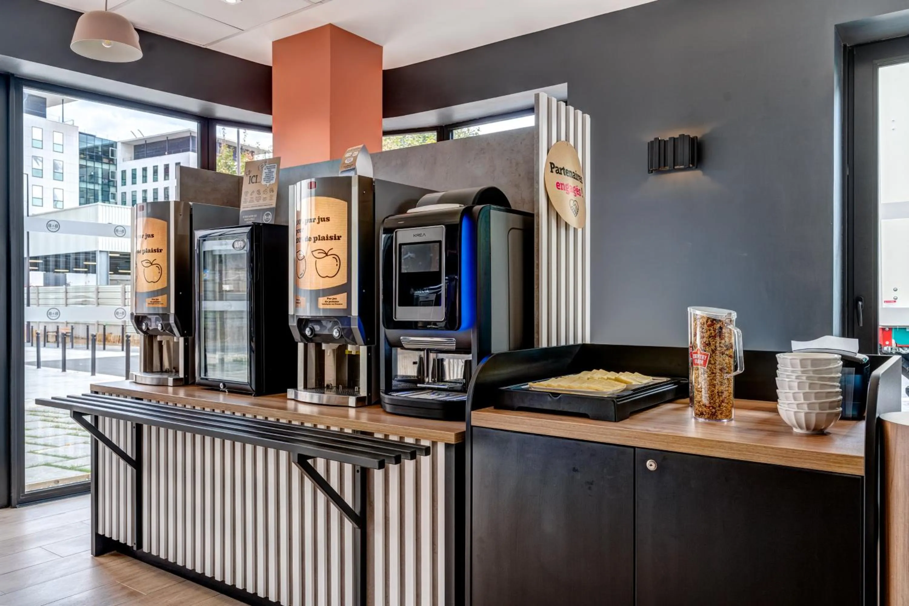 Buffet breakfast in B&B HOTEL Paris Ivry Quai de Seine