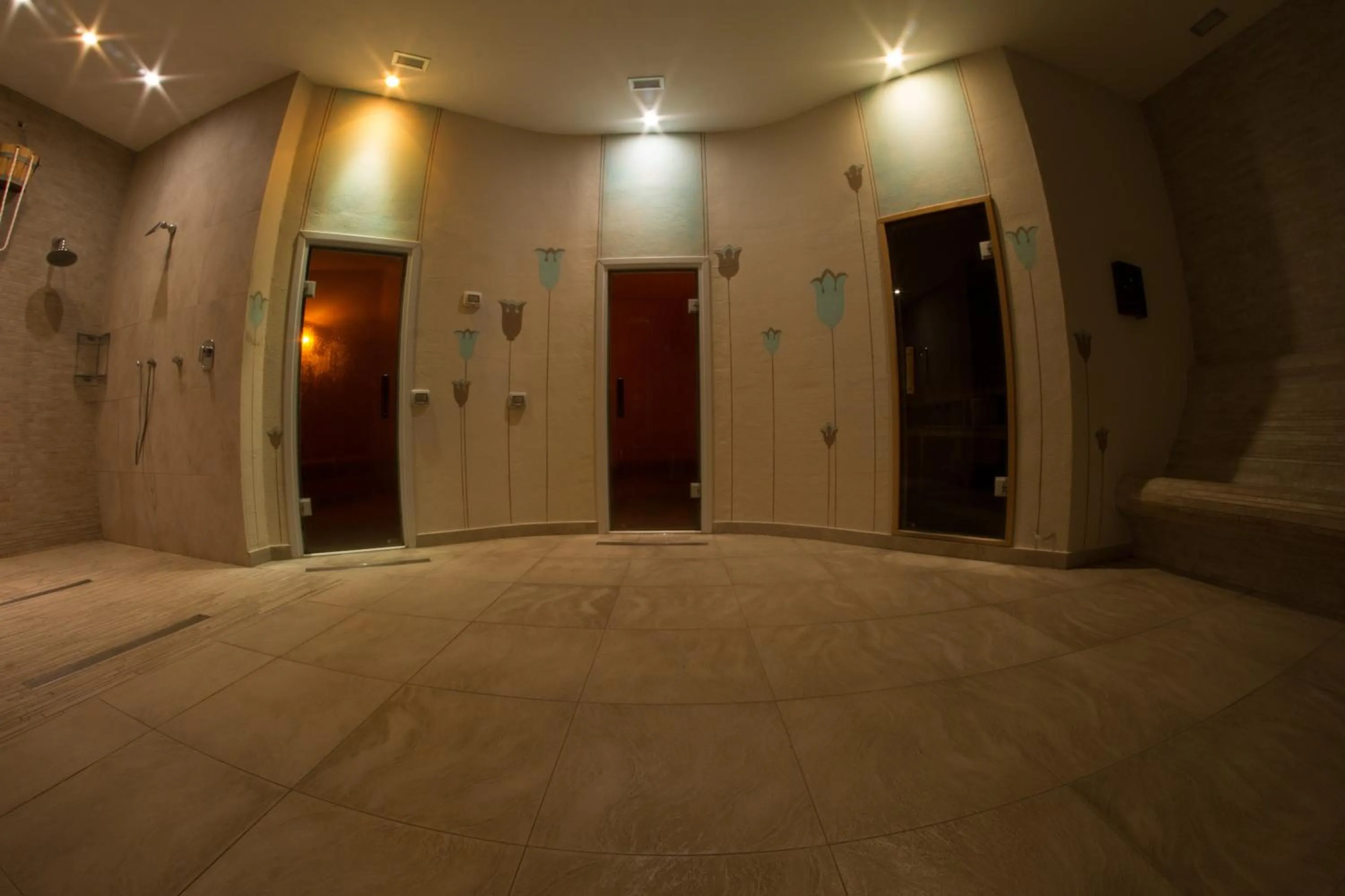 Steam room in Saturnia Tuscany Hotel