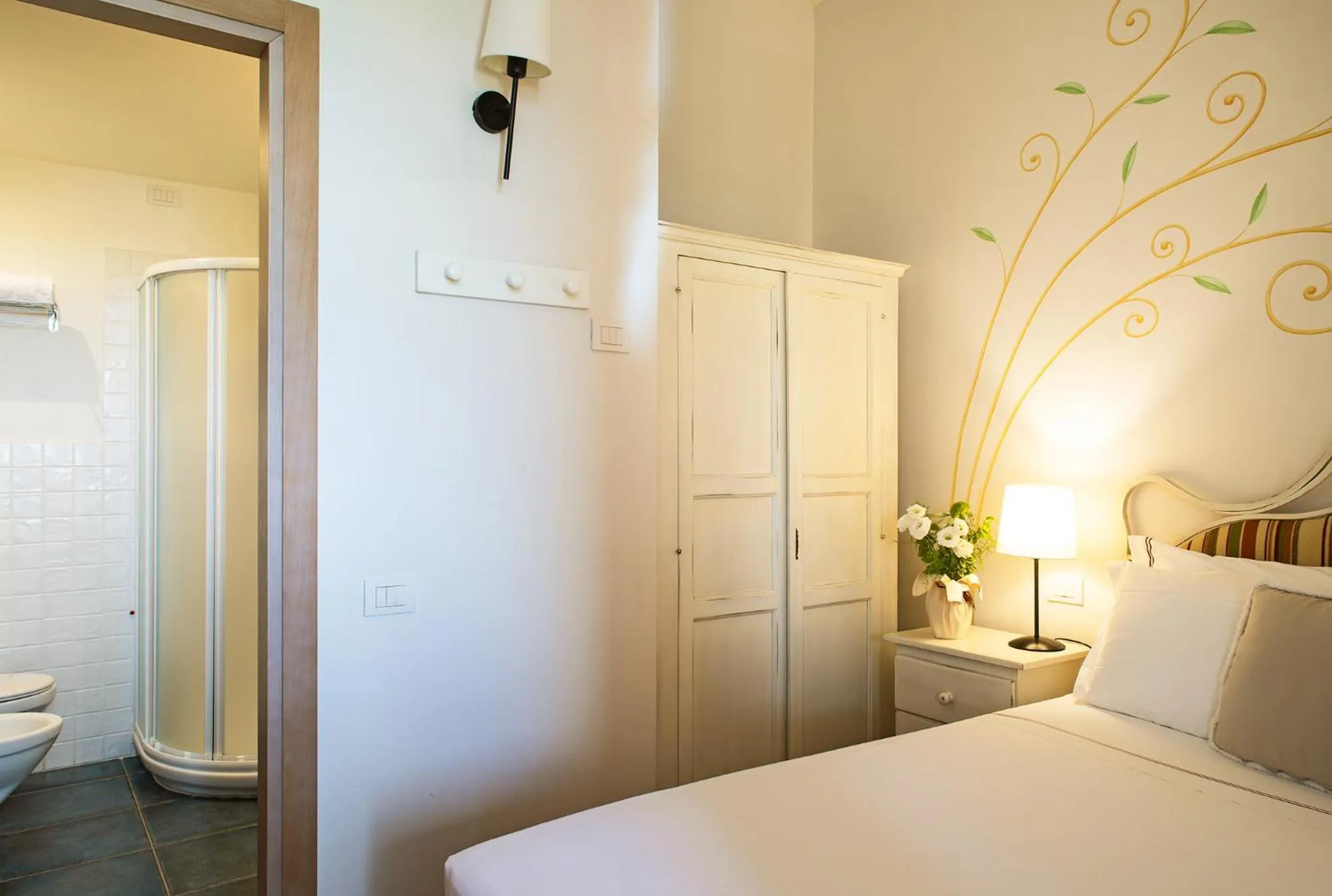 View (from property/room), Bed in Saturnia Tuscany Hotel