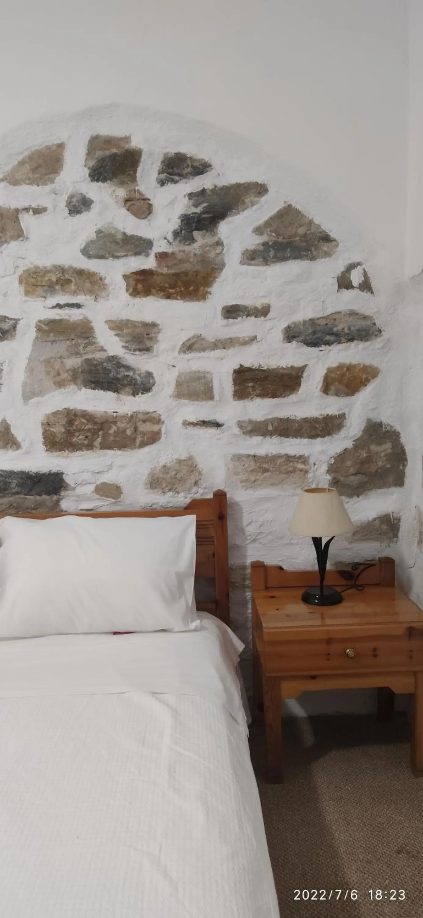 Bed in ODYSSEAS HOTEL SAMOS