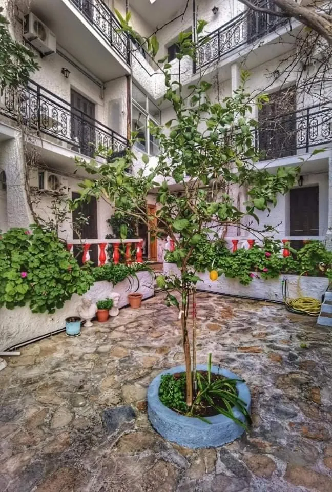 Garden view in ODYSSEAS HOTEL SAMOS