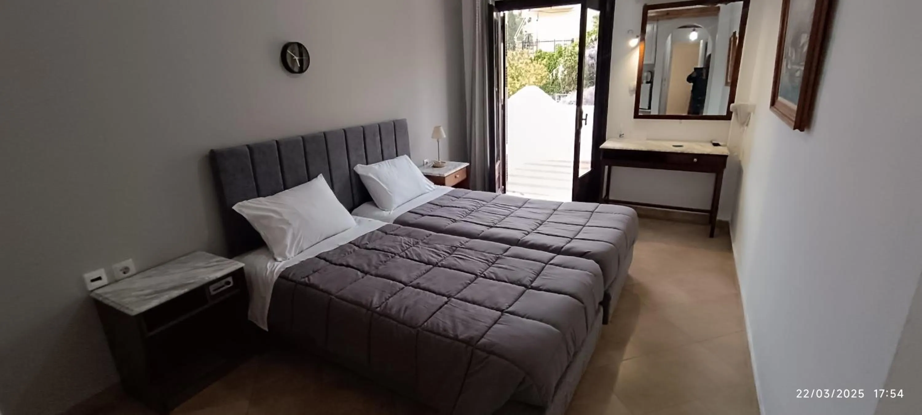 Bed in ODYSSEAS HOTEL SAMOS