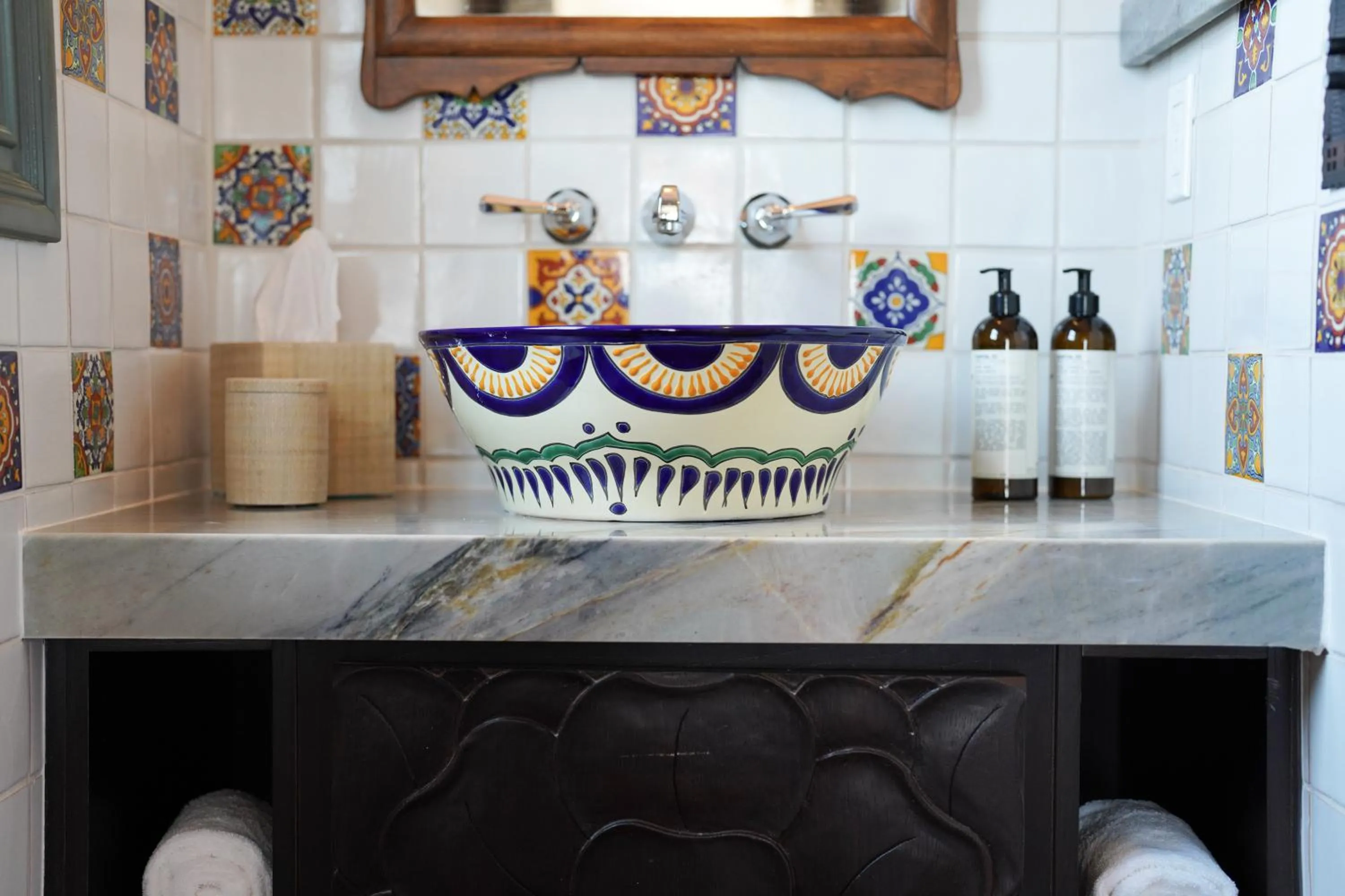 Bathroom in El Caminante Bar & Bungalows