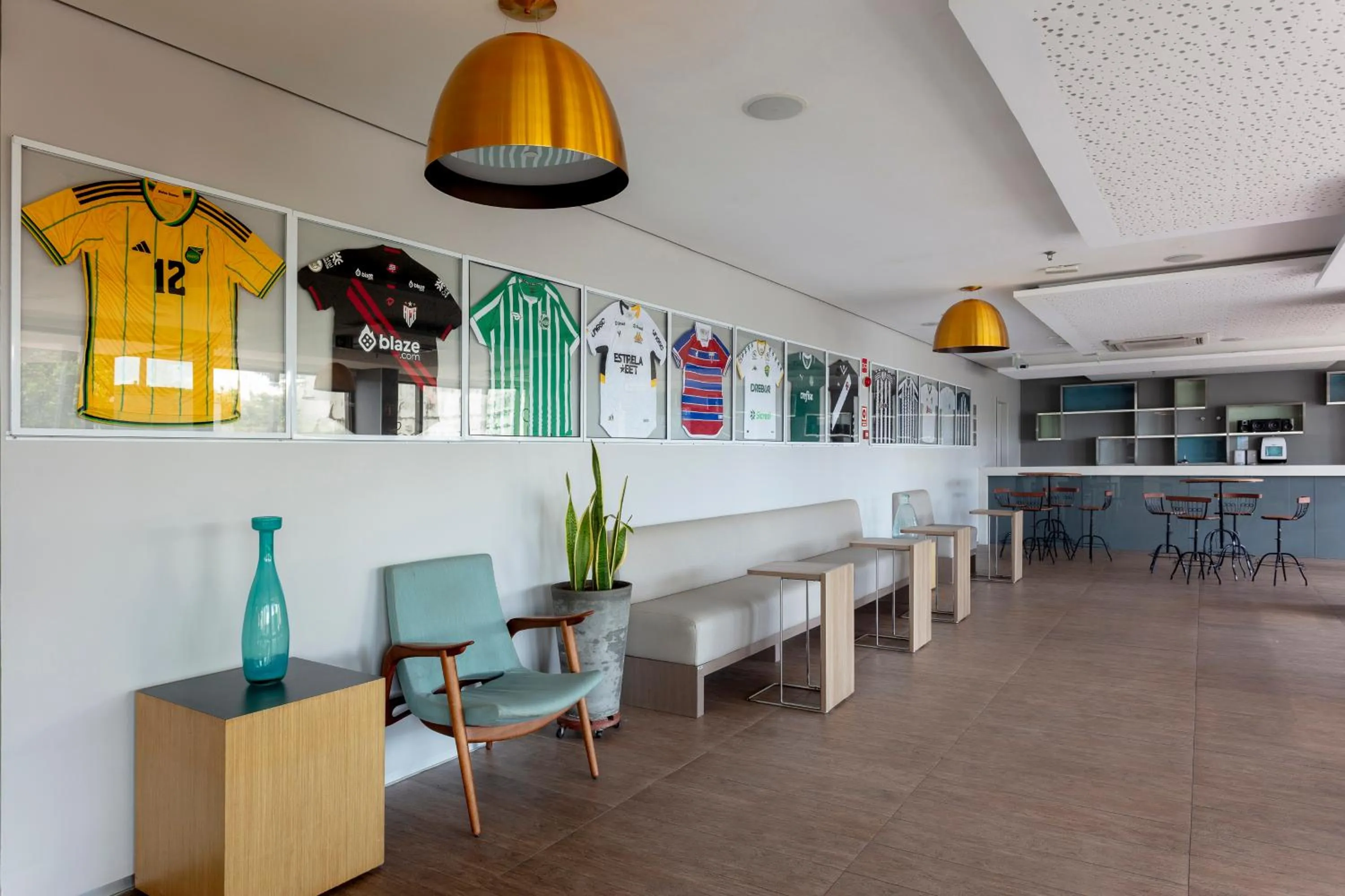 Lobby or reception in Wyndham Salvador Hangar Aeroporto