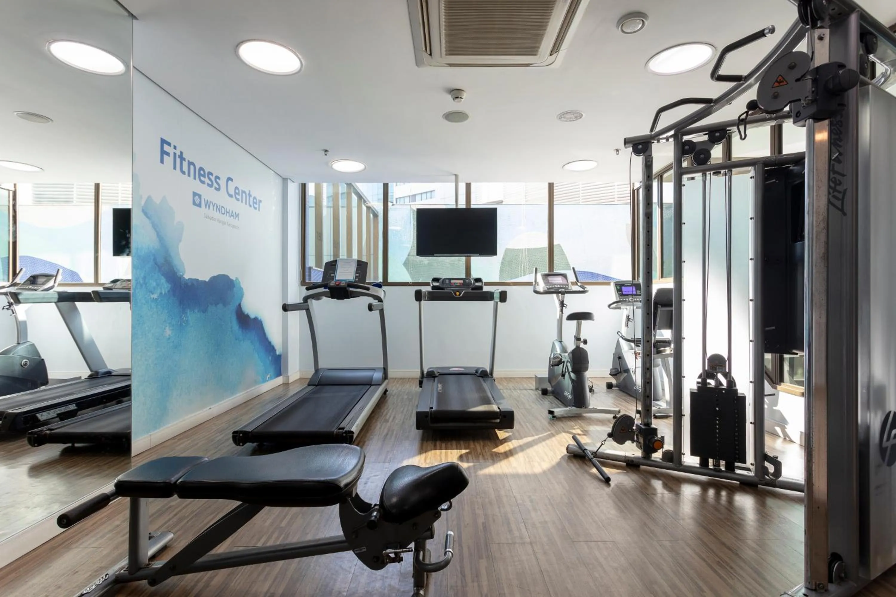 Fitness centre/facilities in Wyndham Salvador Hangar Aeroporto