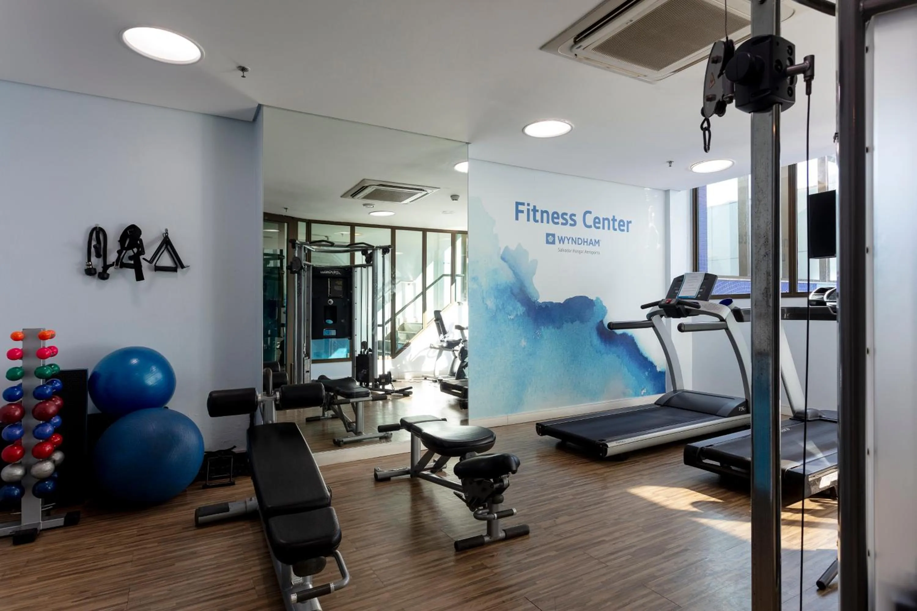 Fitness centre/facilities in Wyndham Salvador Hangar Aeroporto