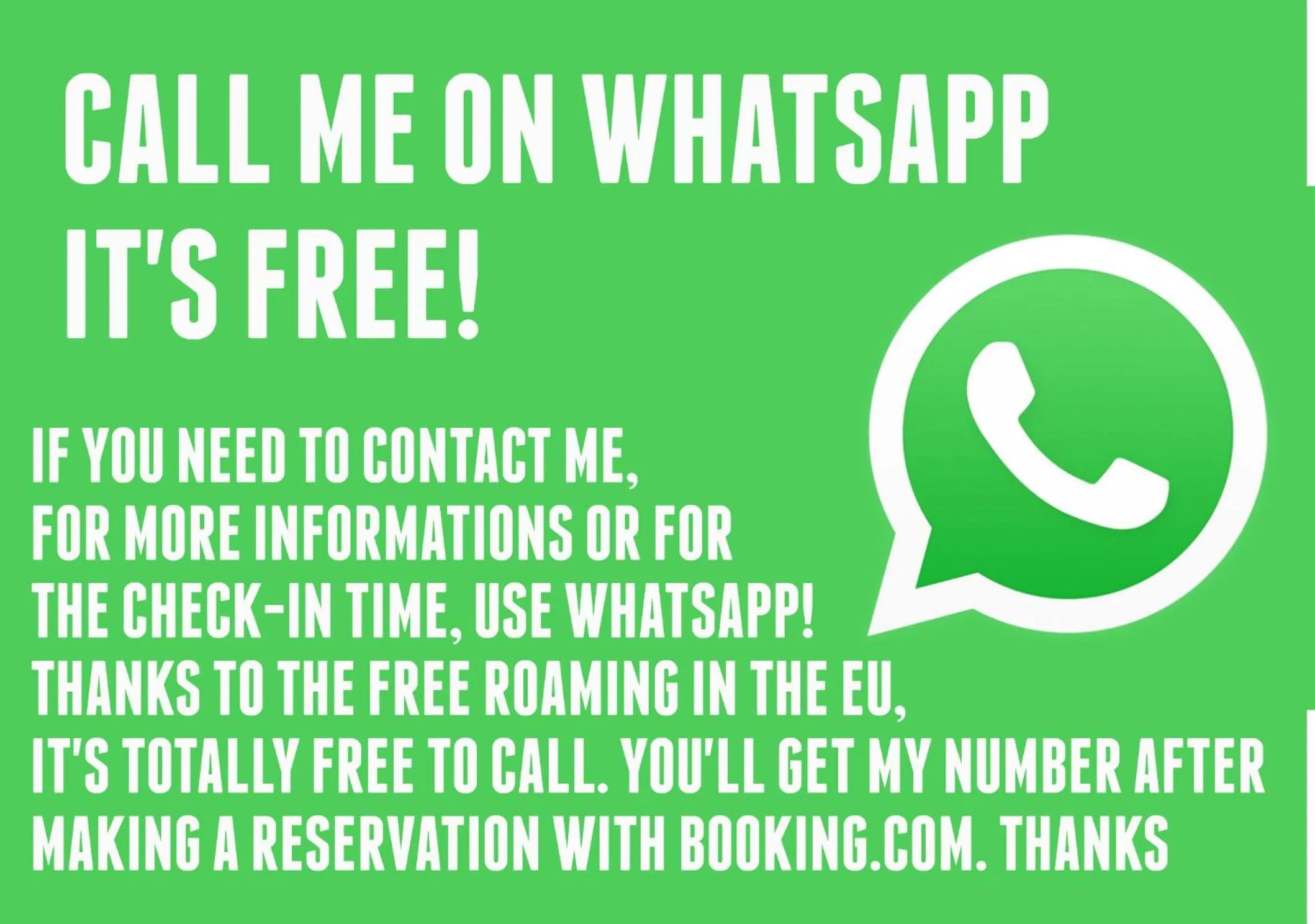 Logo/Certificate/Sign in B&B Via Nazionale