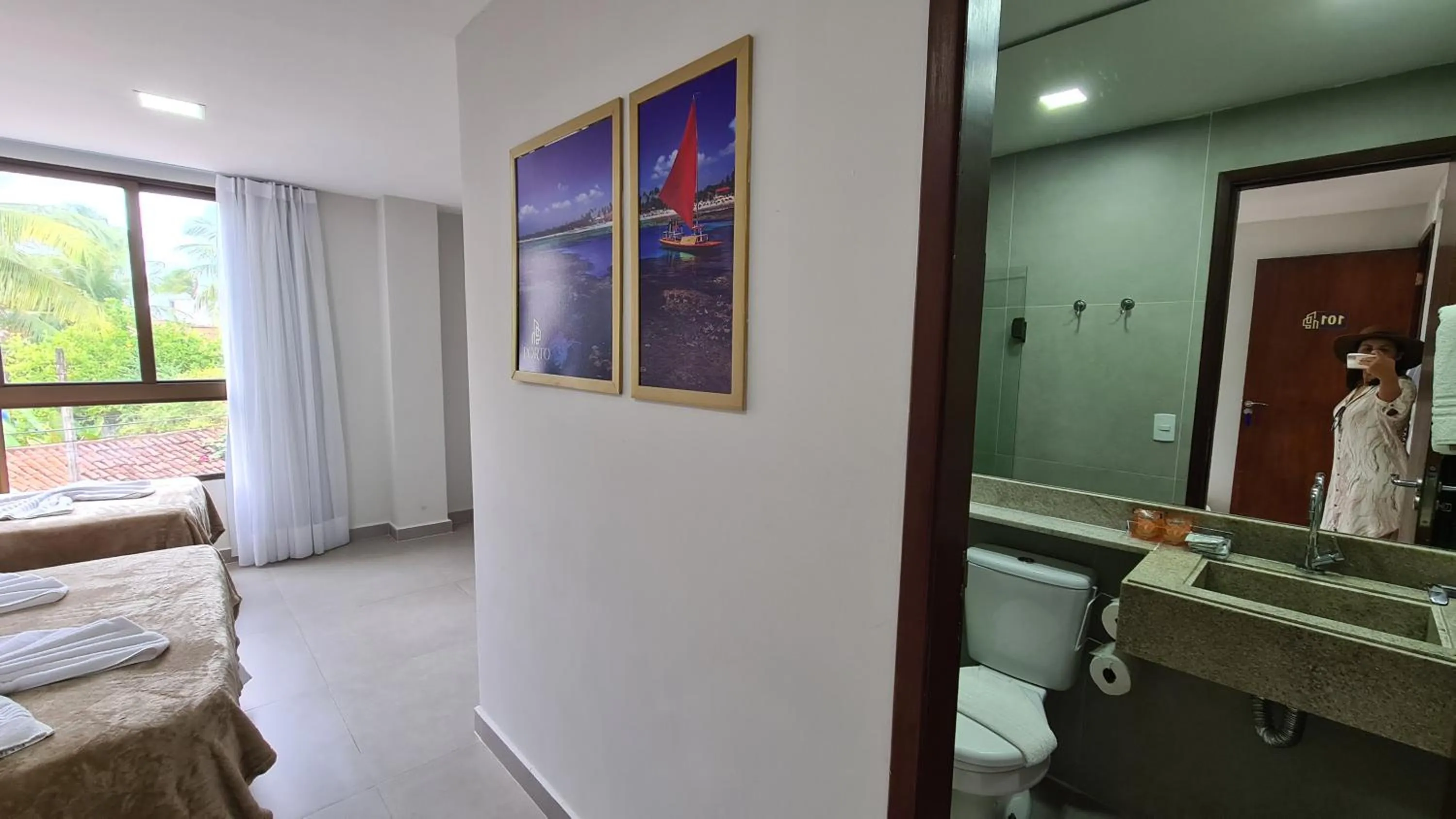 Bathroom, Bed in Porto de Galinhas PORTO EXCLUSIVE BY AFT