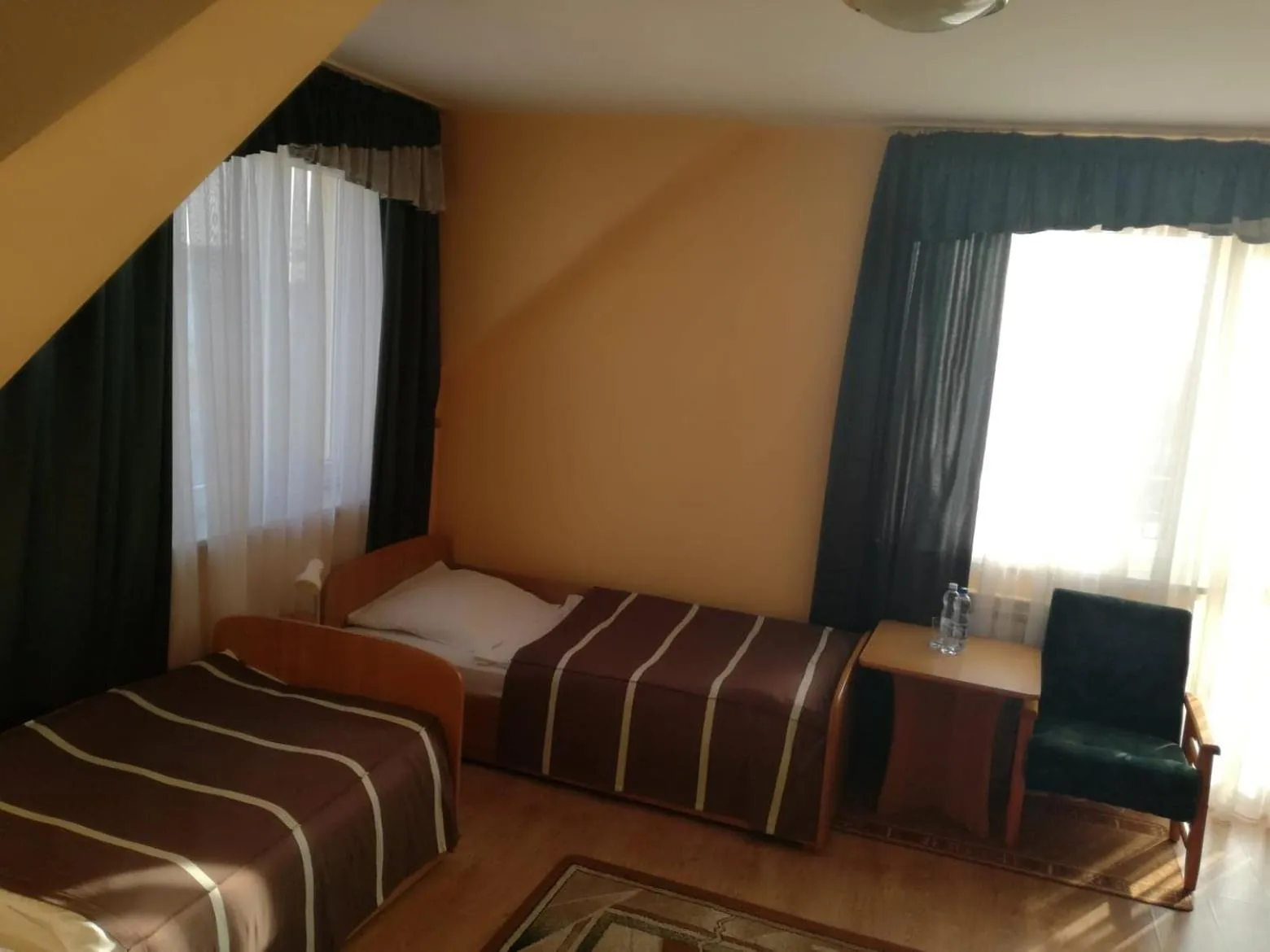 Bed in Hotel Grodzki