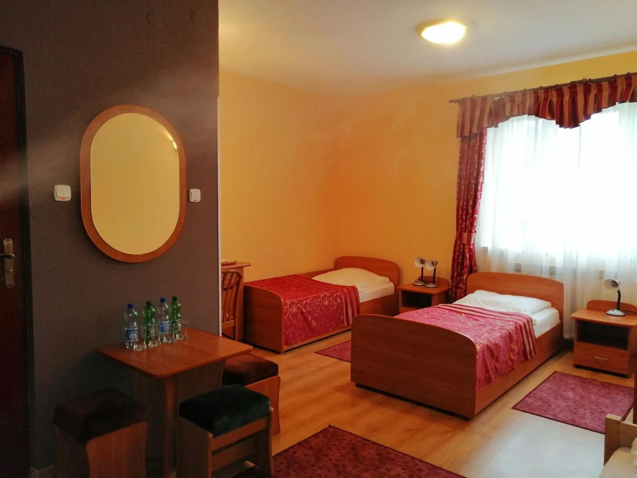 Bed in Hotel Grodzki