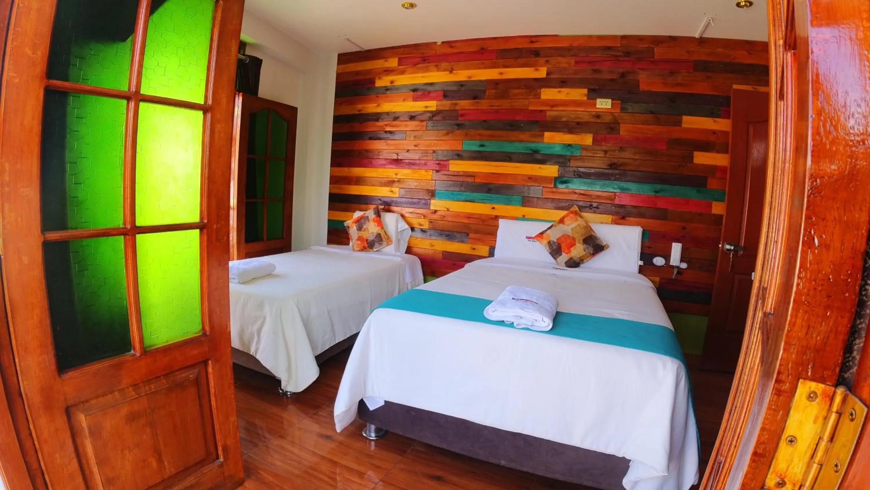 Bed in Sumaq Wari Hotel