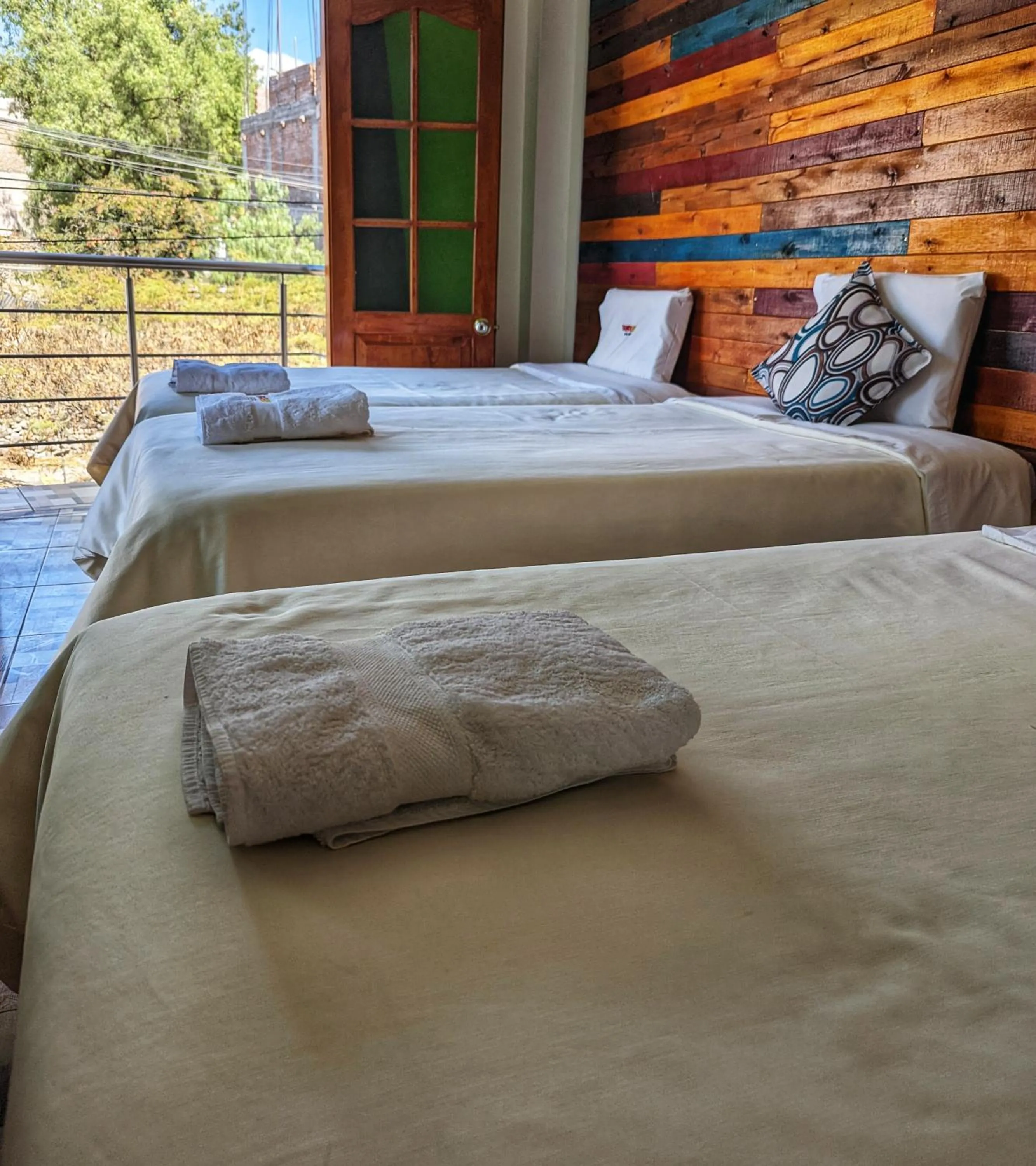 Bed in Sumaq Wari Hotel