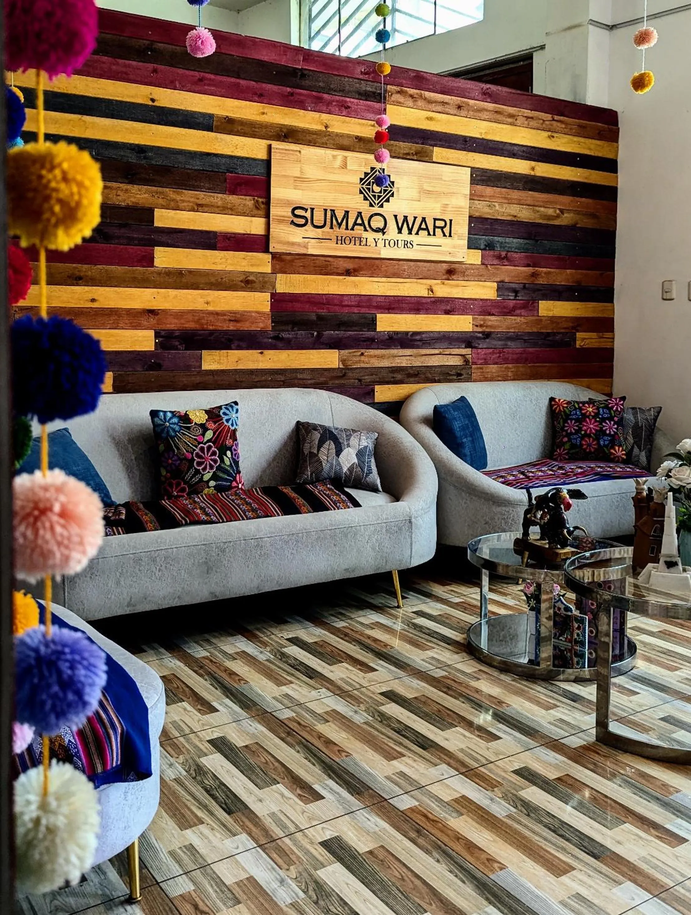 Living room in Sumaq Wari Hotel