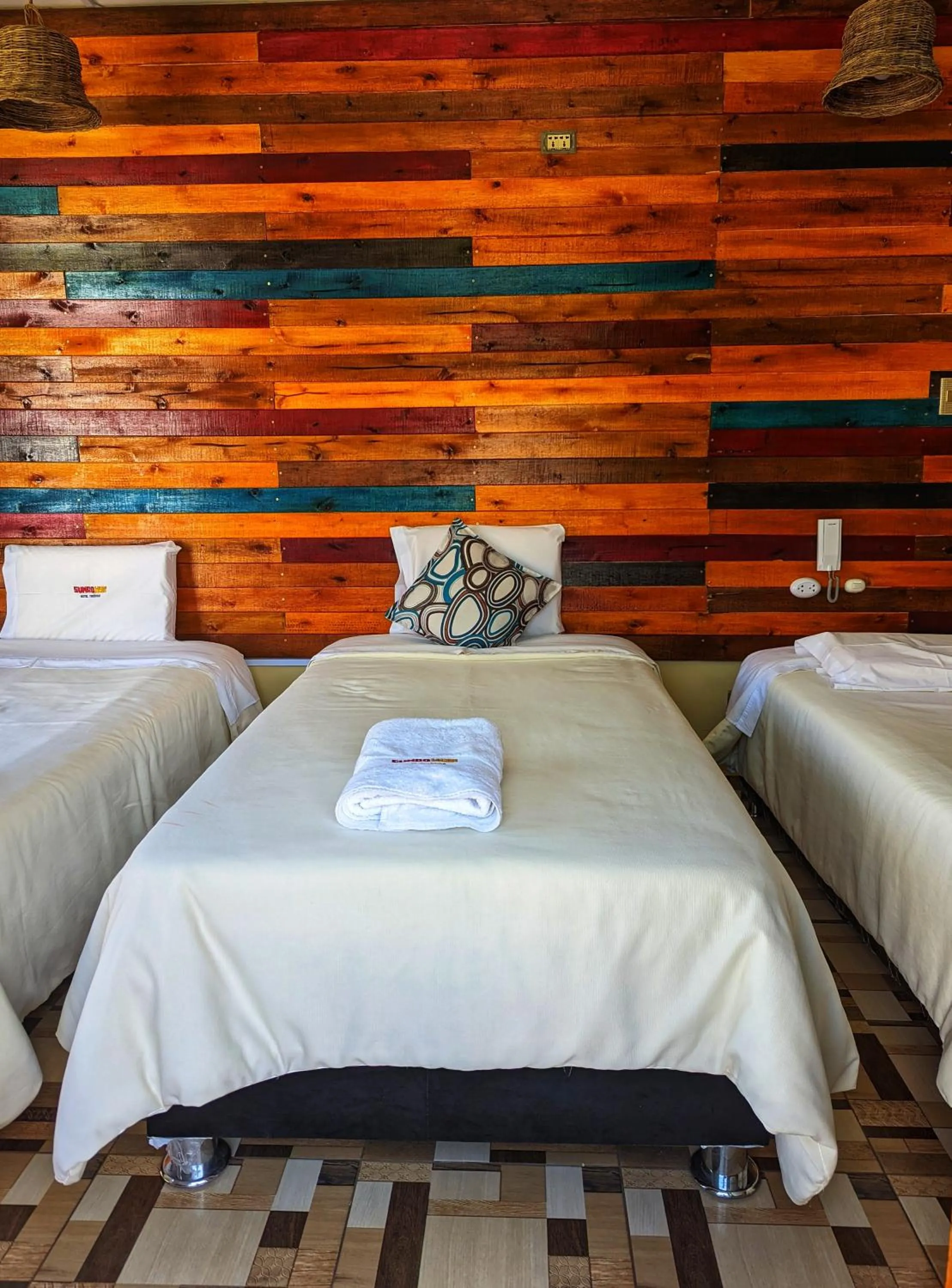 Bed in Sumaq Wari Hotel