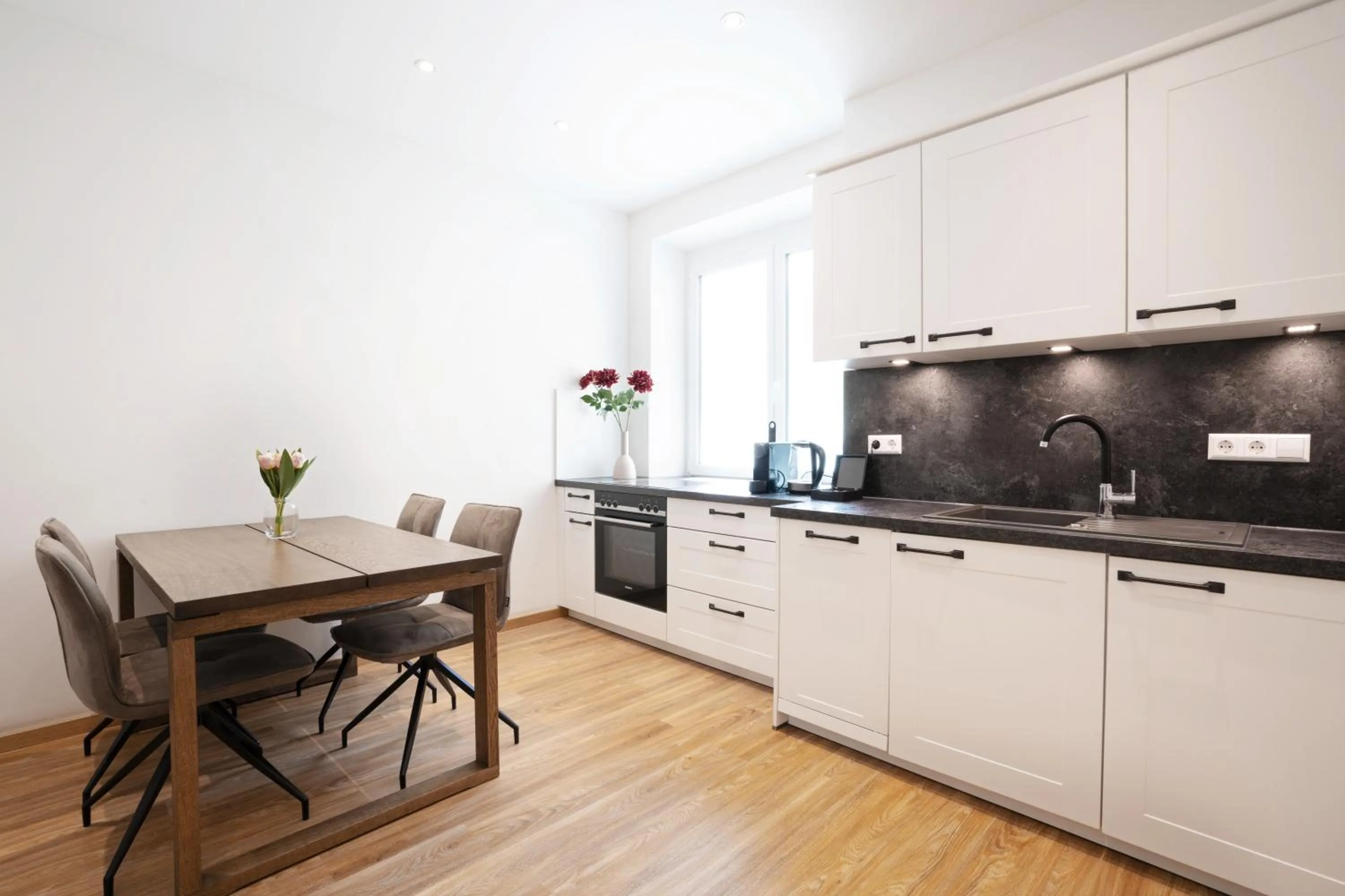 Coffee/tea facilities in easy-flat Hauptplatz - City Center Apartments with a Kitchen