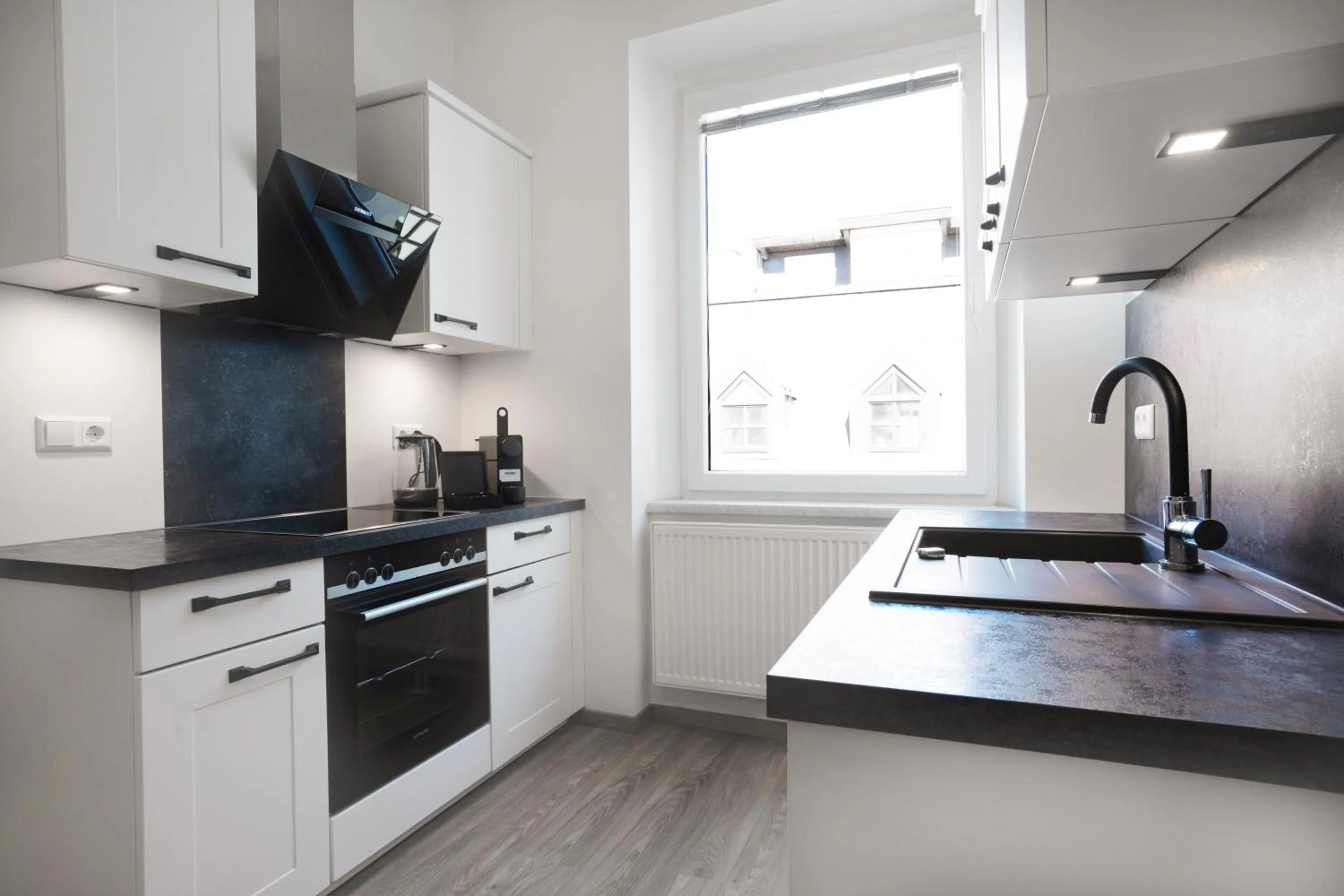 Coffee/tea facilities in easy-flat Hauptplatz - City Center Apartments with a Kitchen