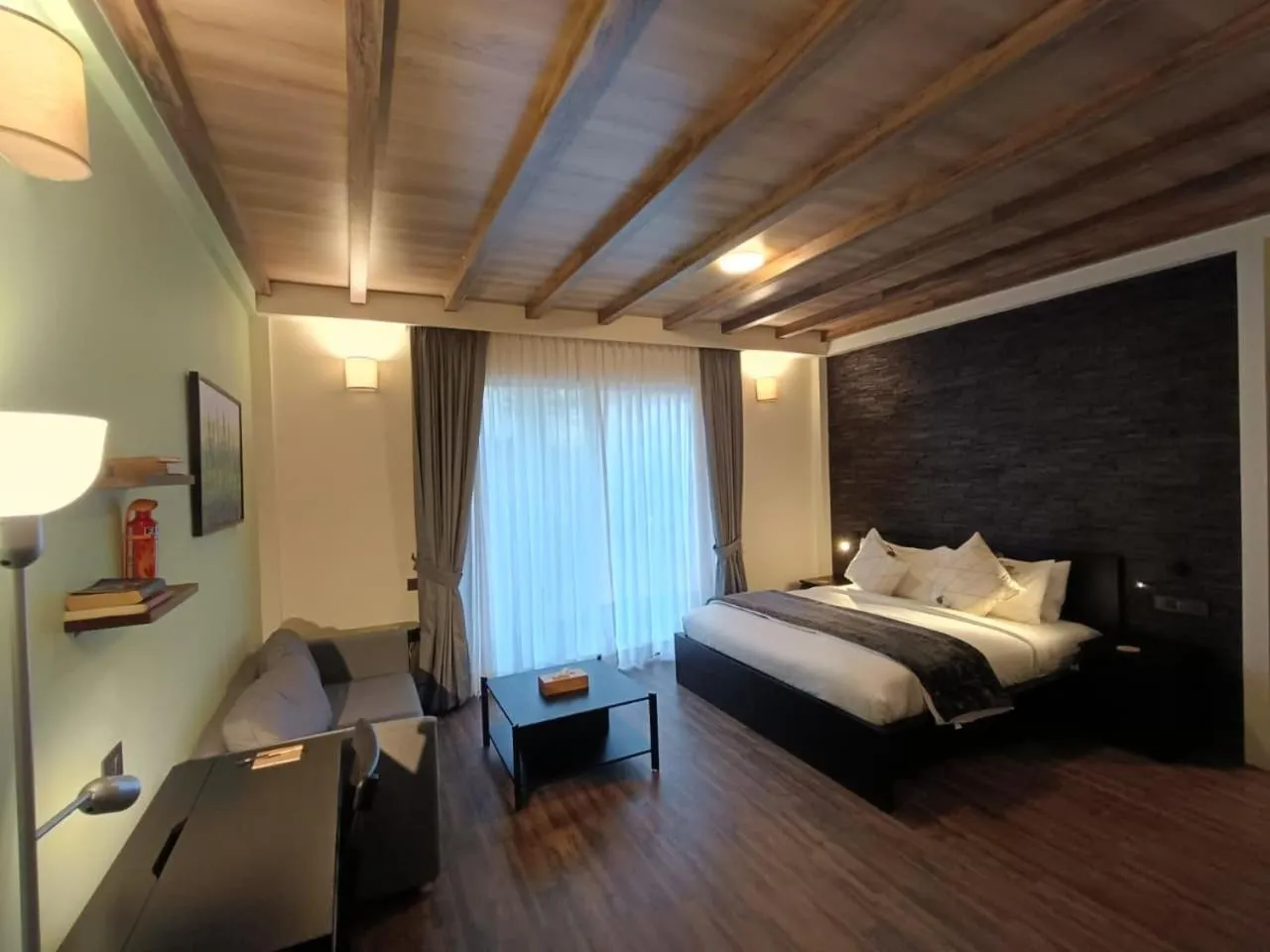 Bed in Hotel Eagles Nest