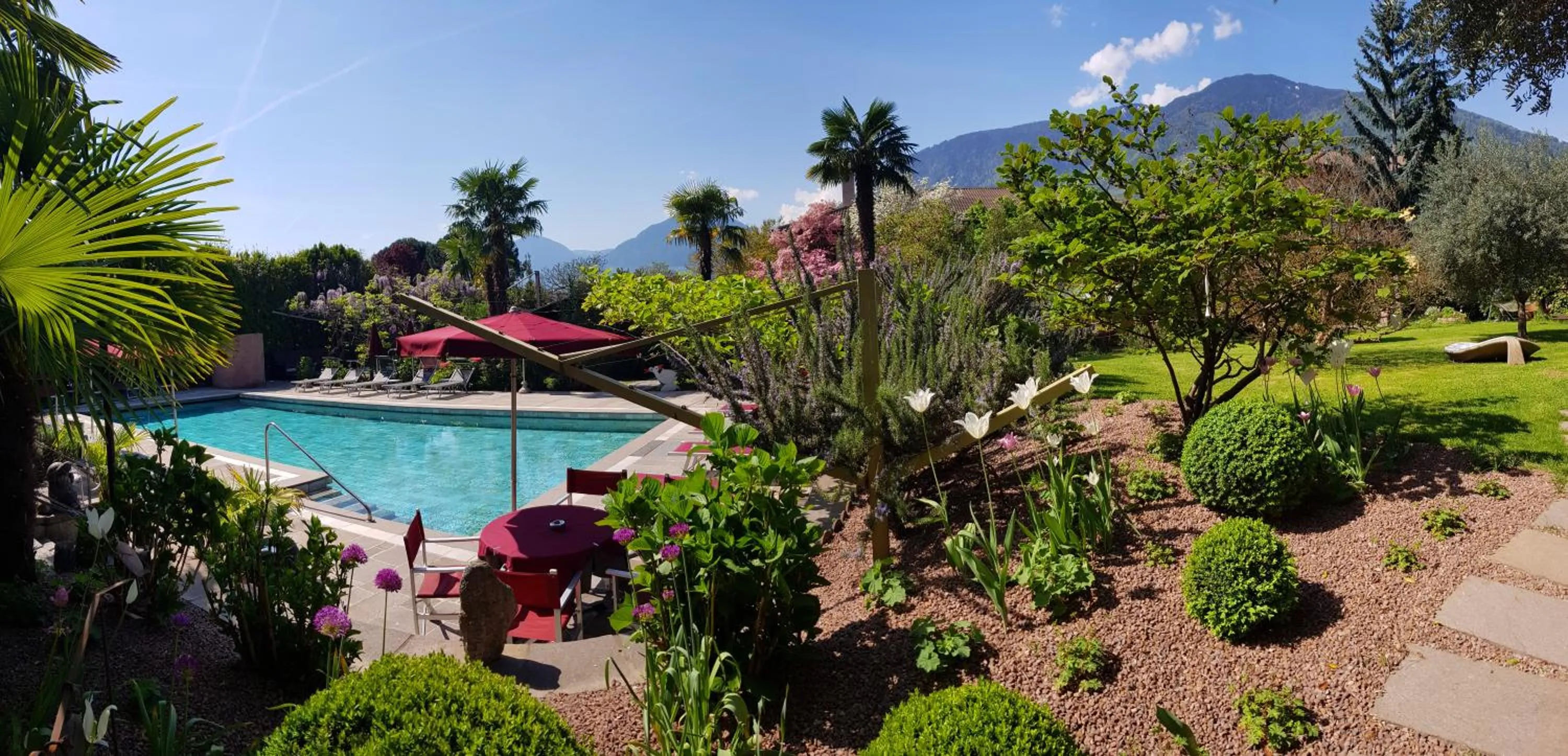 Garden in Hotel Gartenresidence Zea Curtis