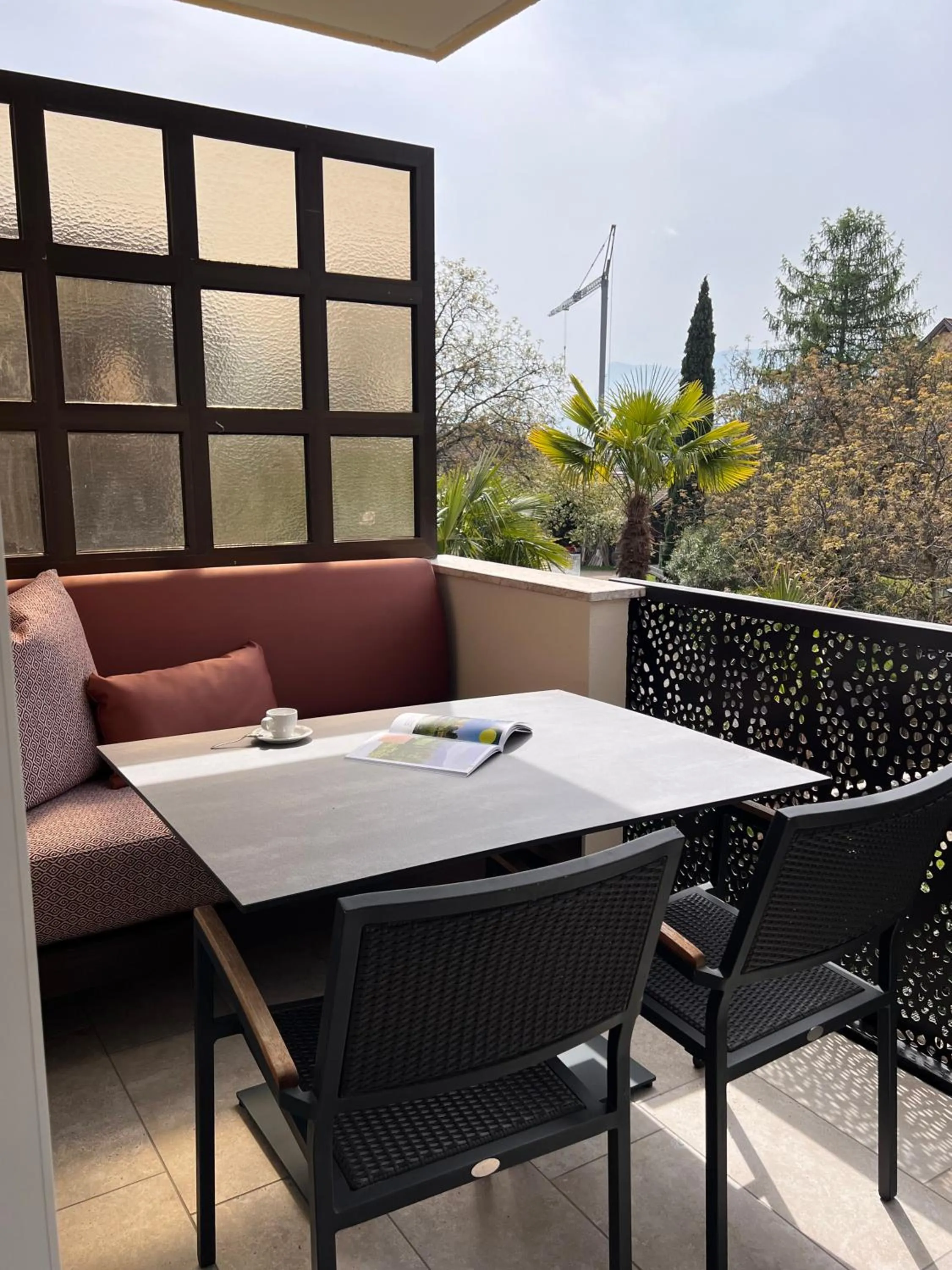 Balcony/Terrace in Hotel Gartenresidence Zea Curtis