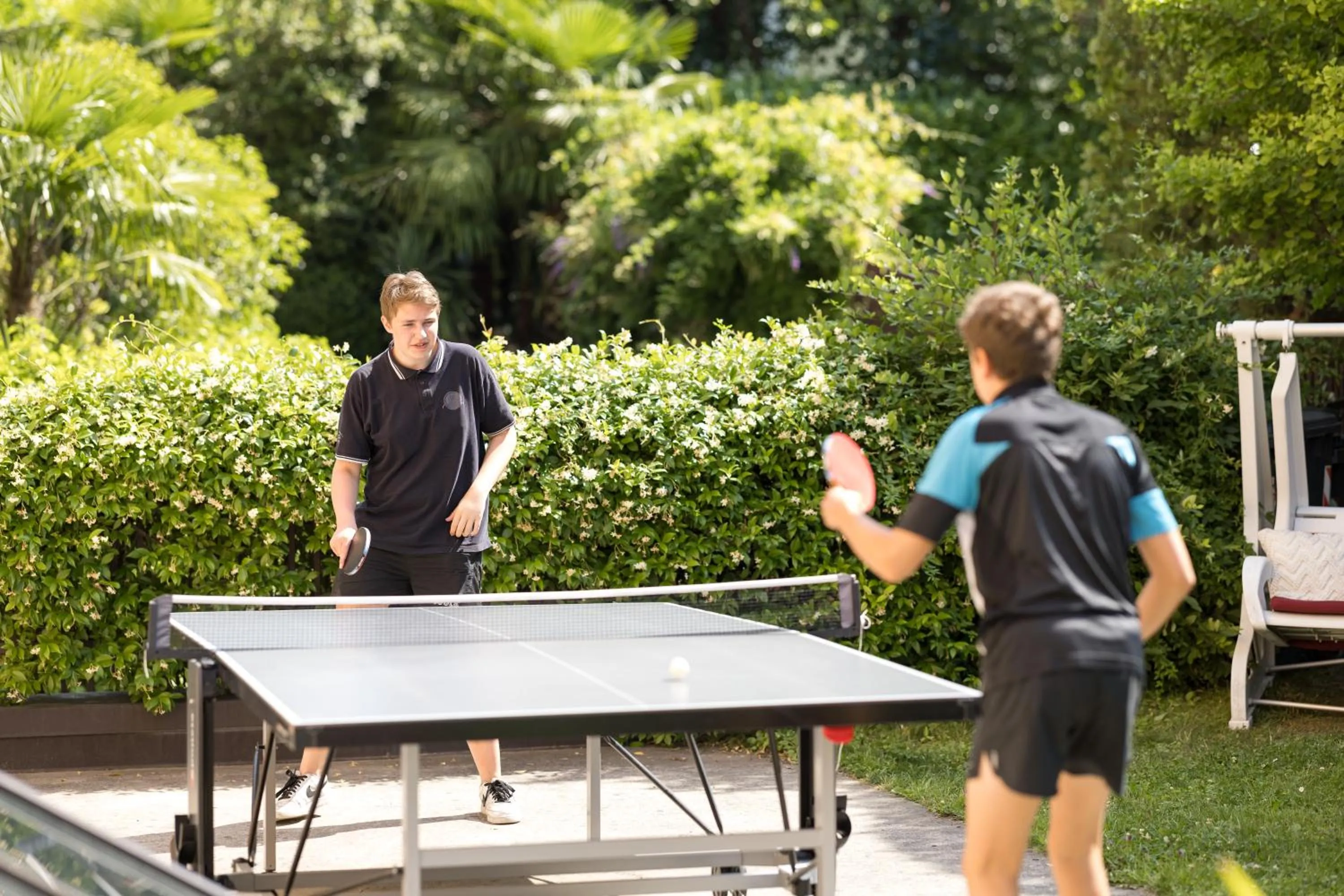 Children play ground in Hotel Gartenresidence Zea Curtis