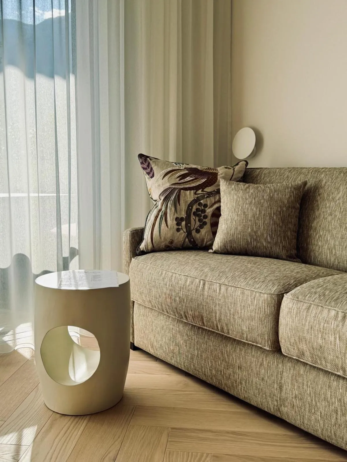 Living room in Hotel Gartenresidence Zea Curtis