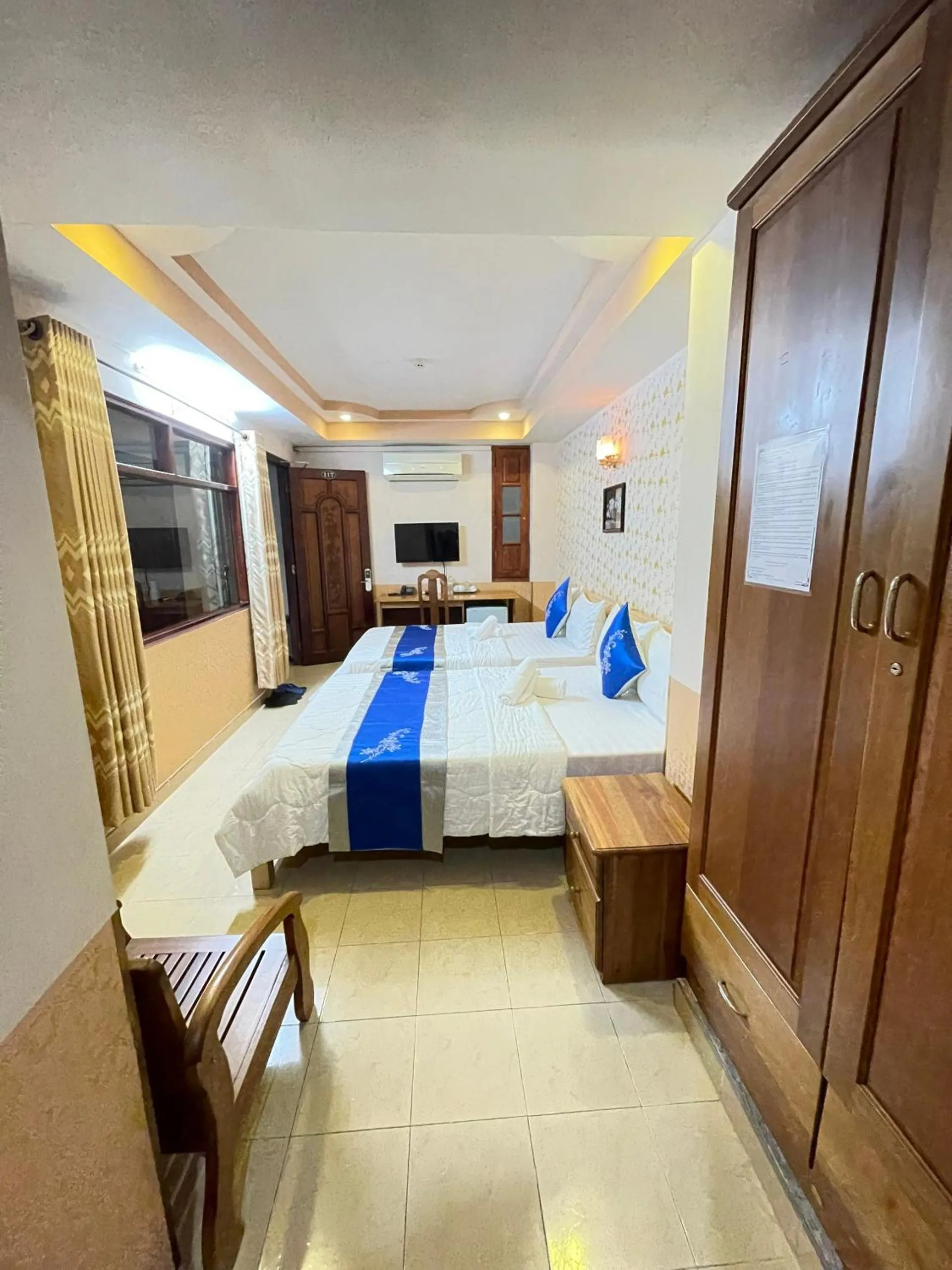 Bed in KHÁCH SẠN HỒNG PHÁT