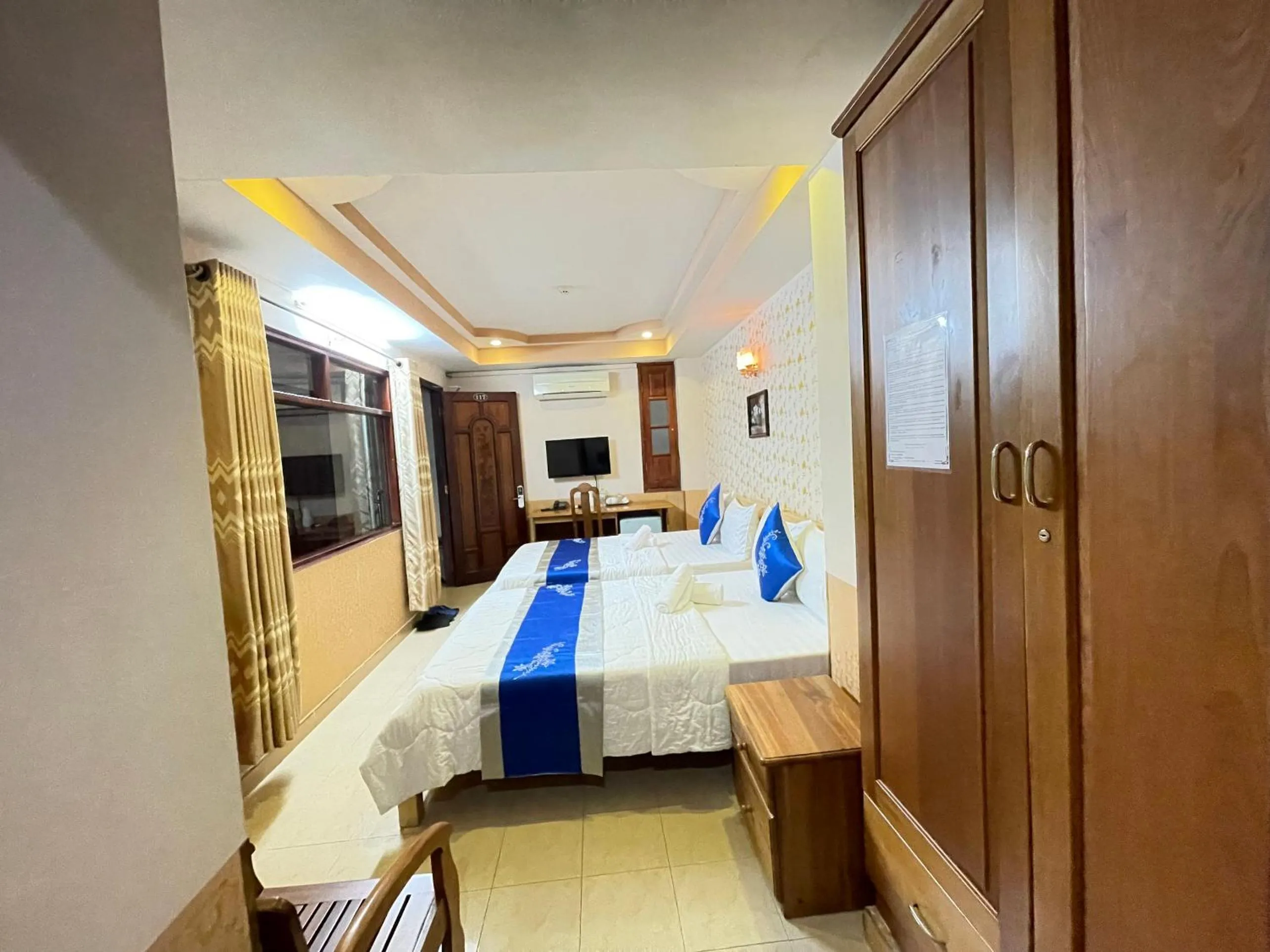 Bed in KHÁCH SẠN HỒNG PHÁT