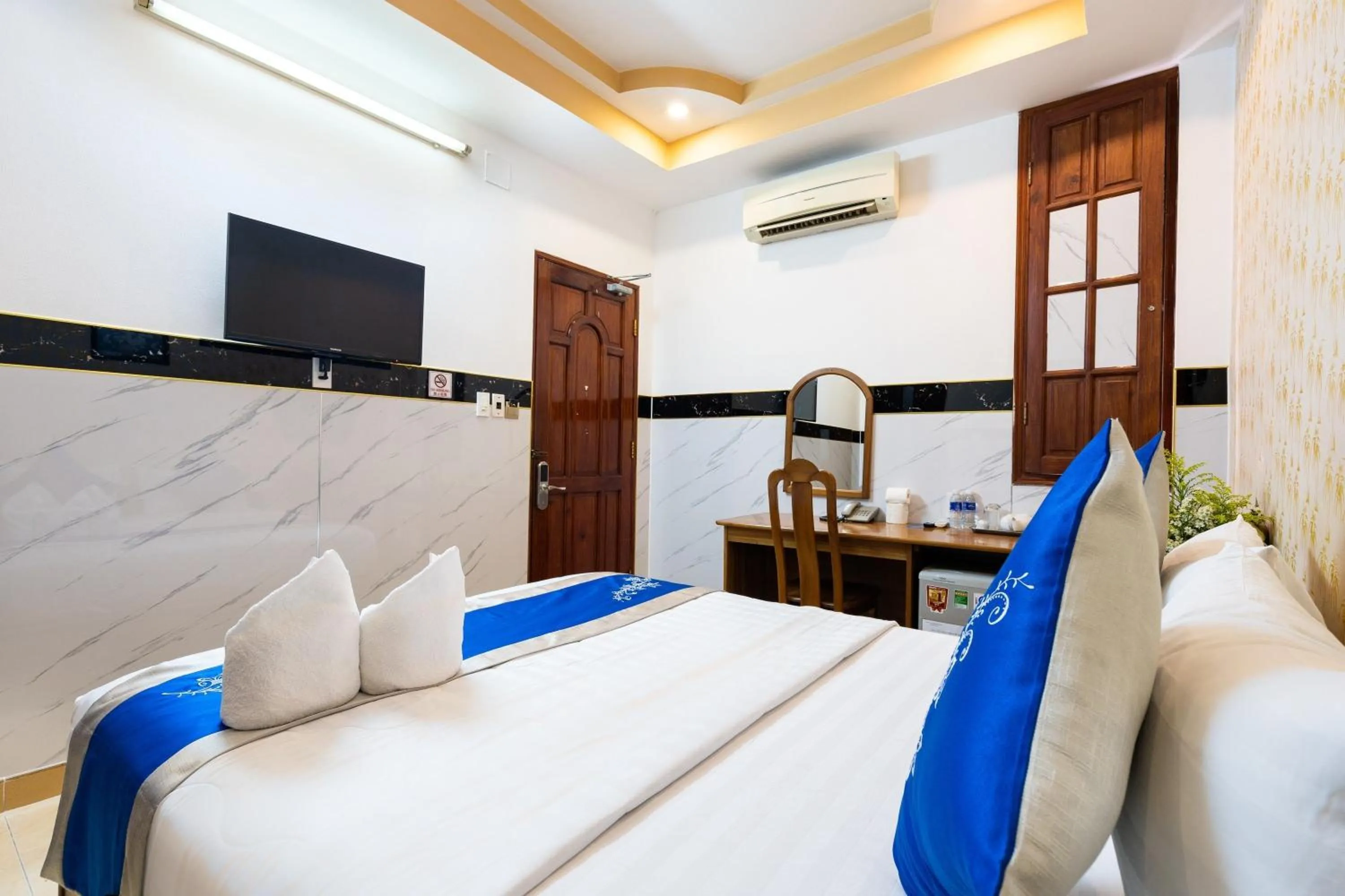 Bed in KHÁCH SẠN HỒNG PHÁT