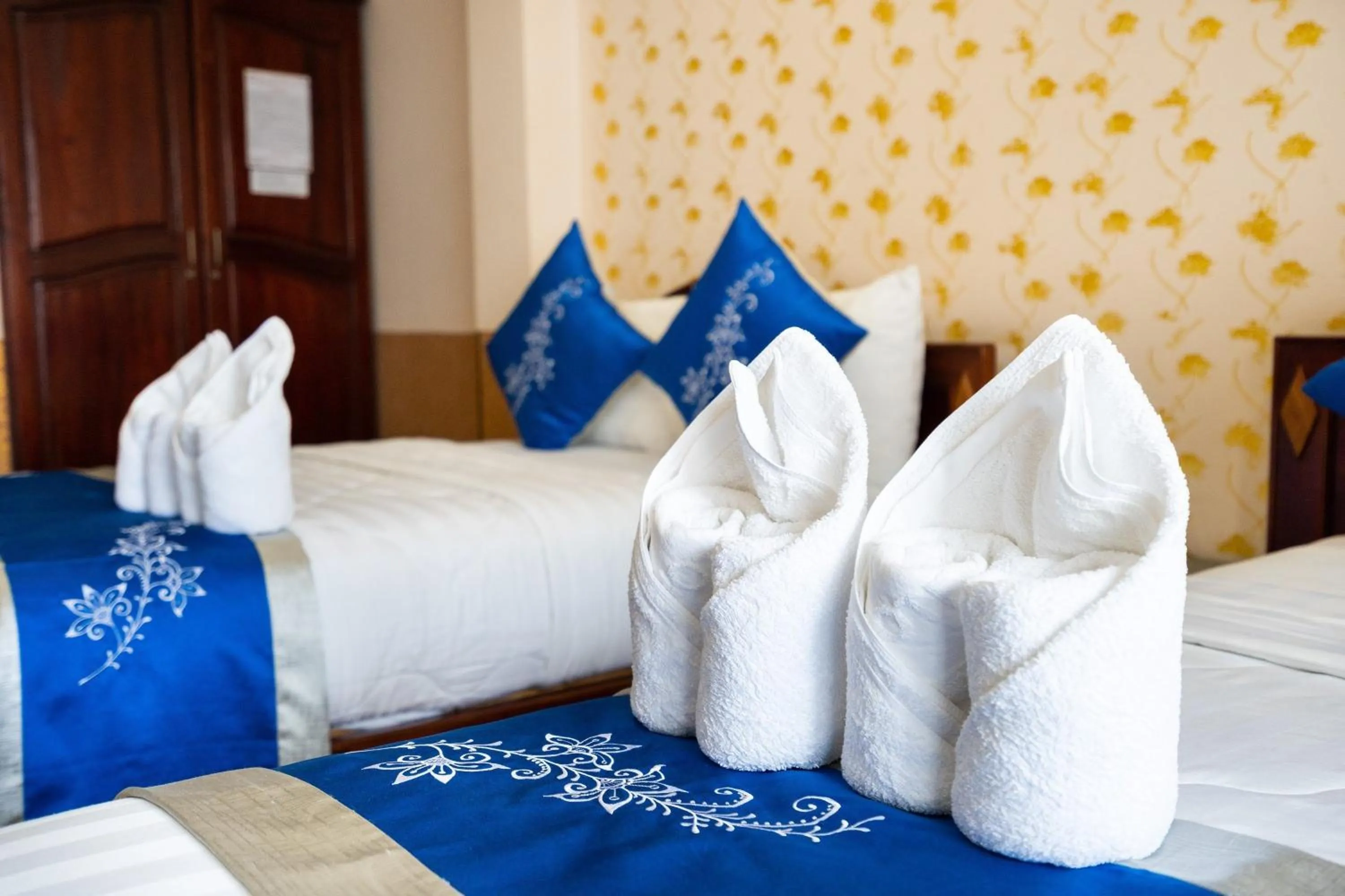 Bed in KHÁCH SẠN HỒNG PHÁT