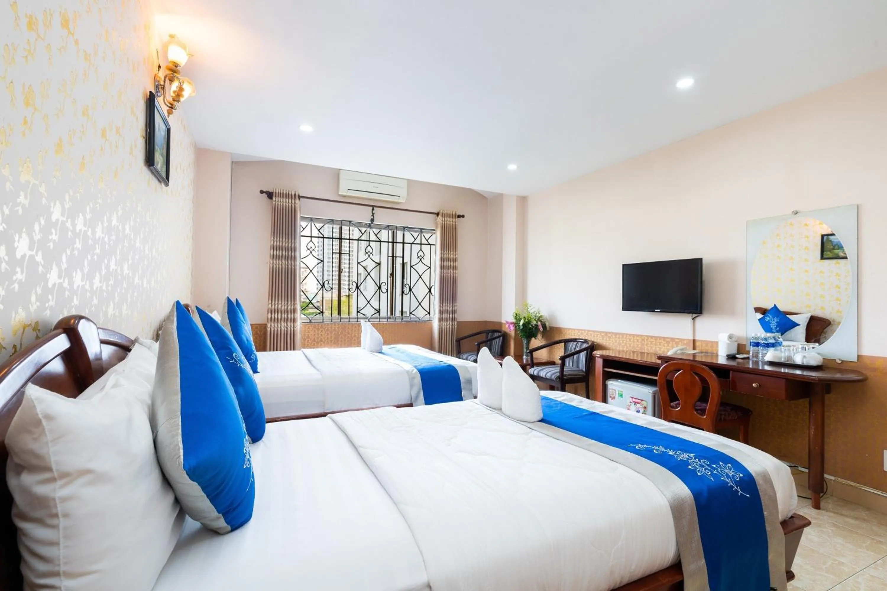 Bed in KHÁCH SẠN HỒNG PHÁT