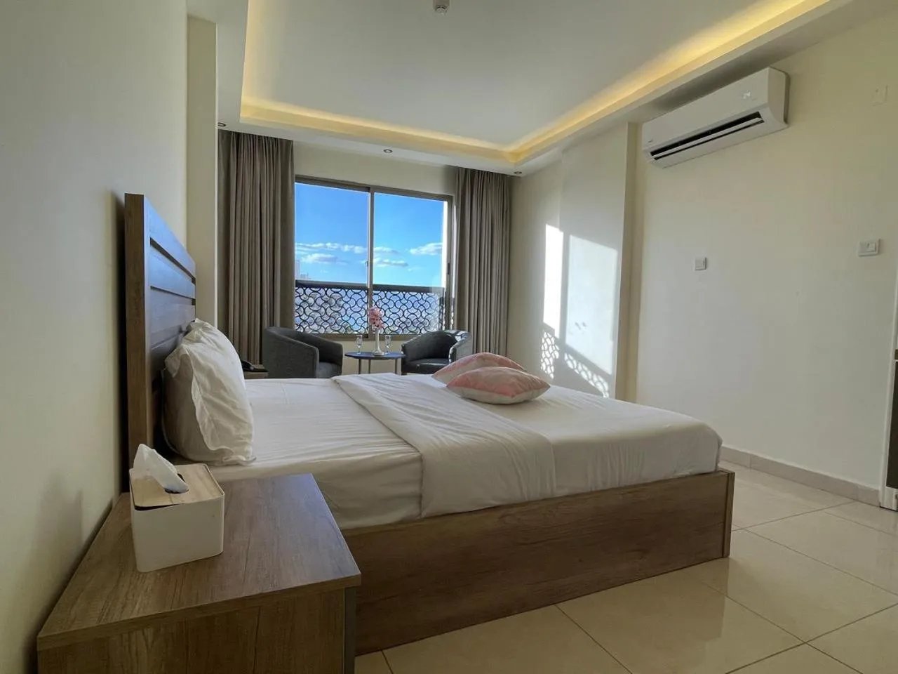 Bed in Aster Hotel Aqaba