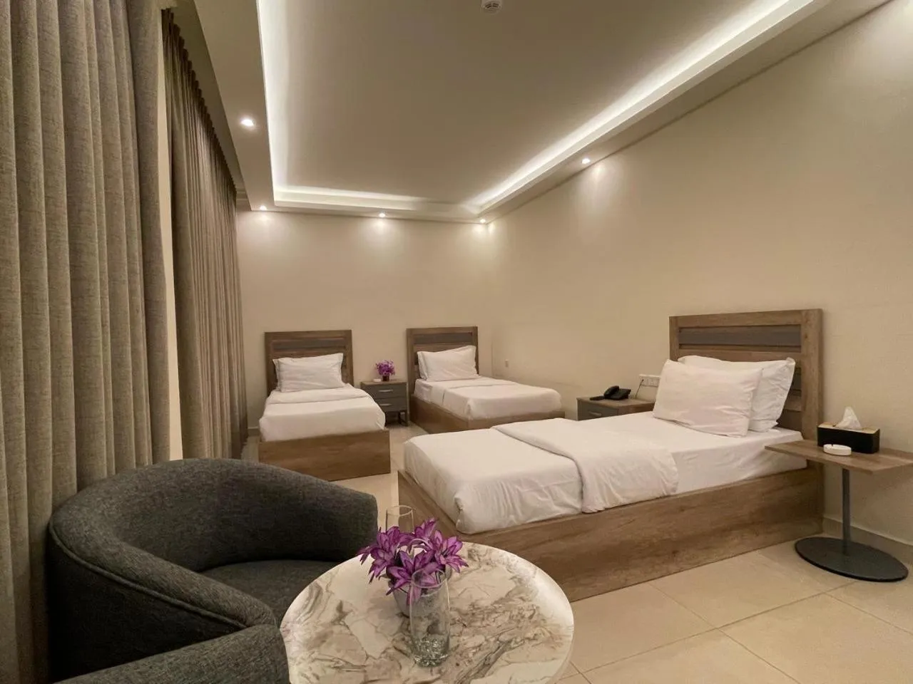 Bed in Aster Hotel Aqaba