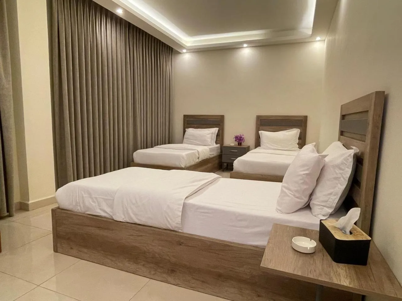 Bed in Aster Hotel Aqaba