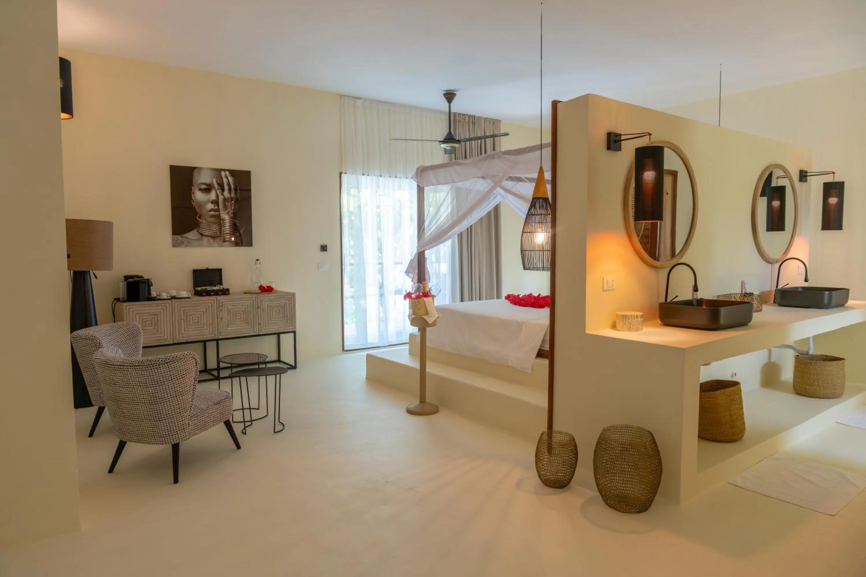 Bedroom in Alma Boutique Hotel