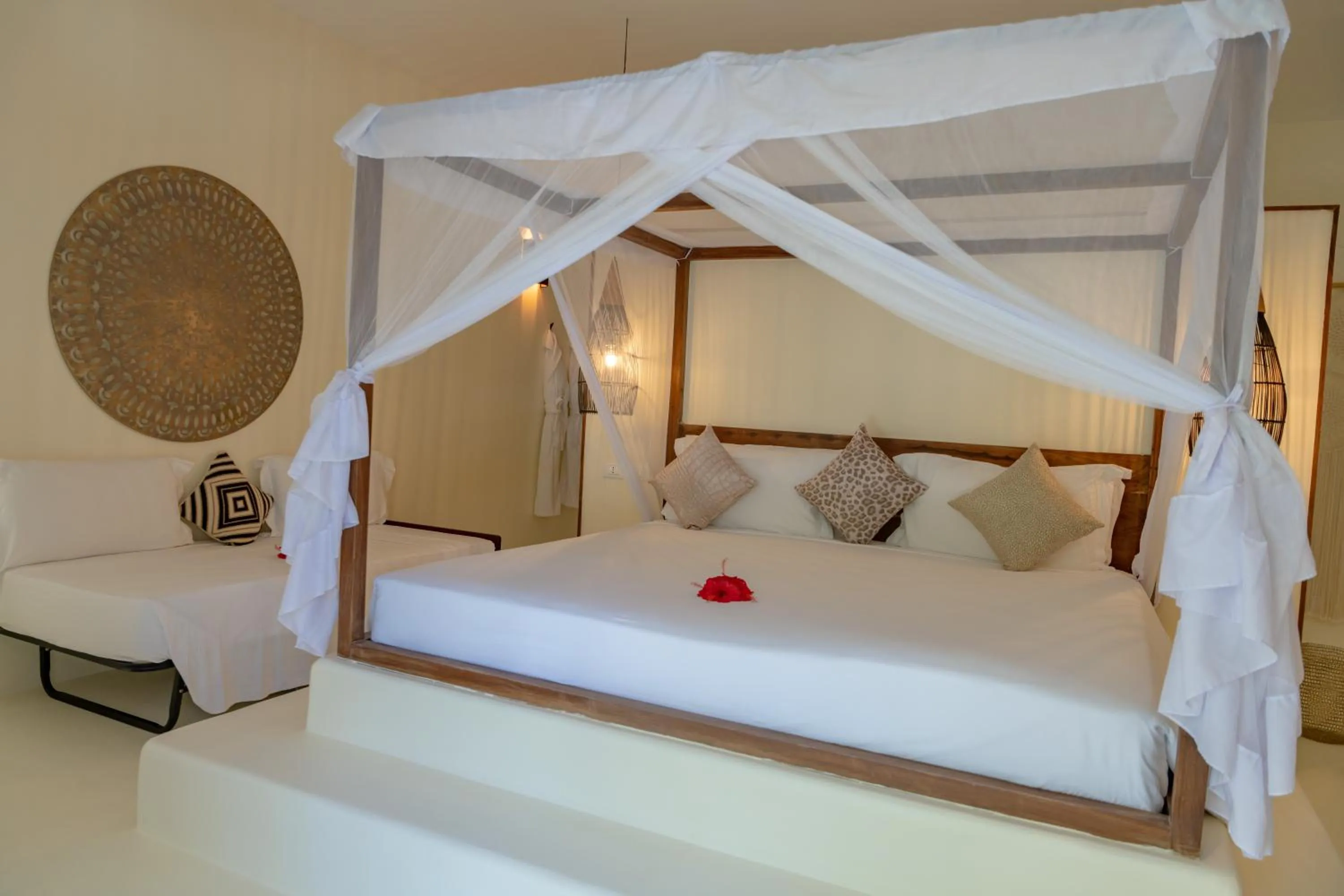Bed in Alma Boutique Hotel
