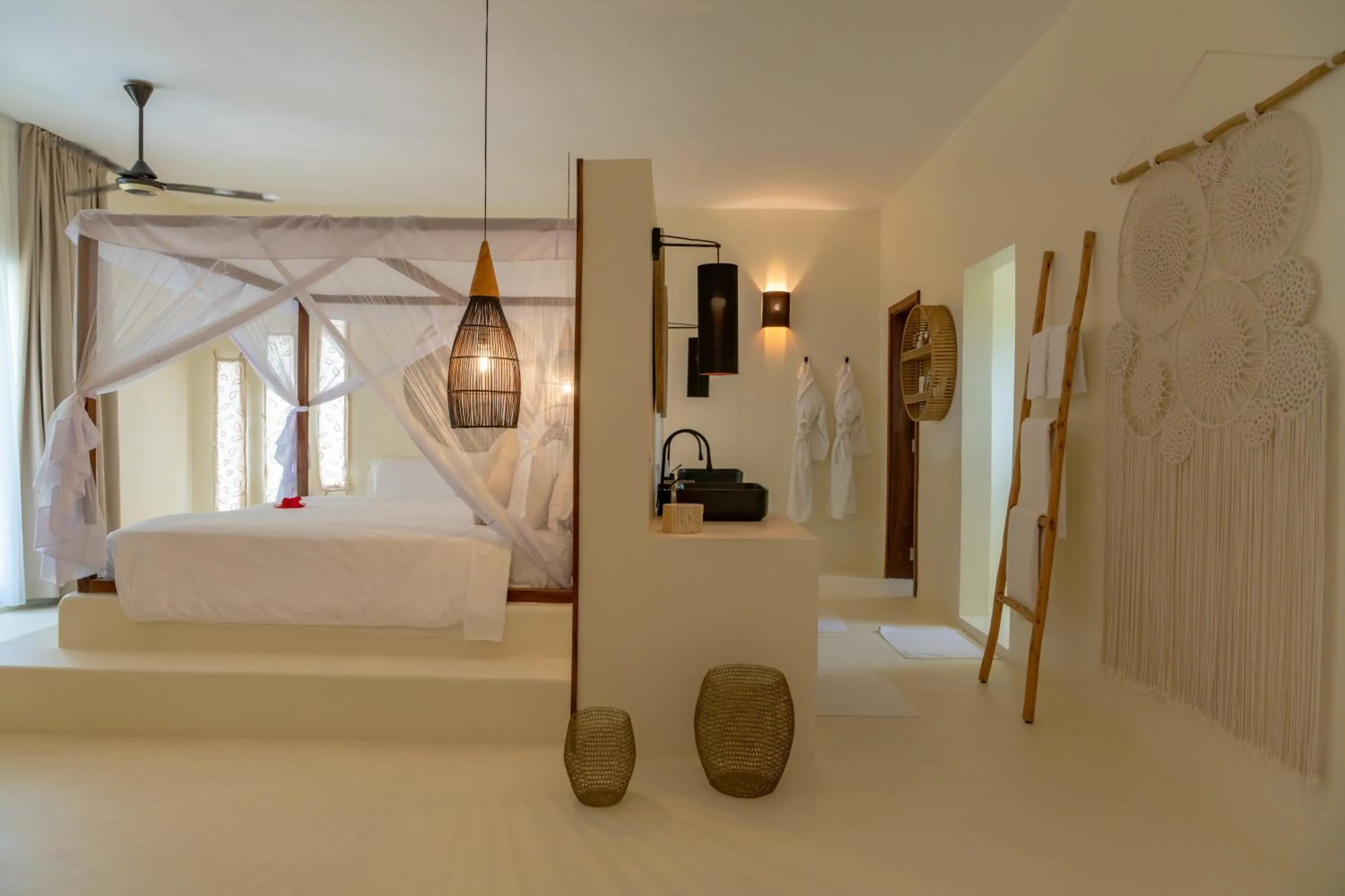 Bed in Alma Boutique Hotel