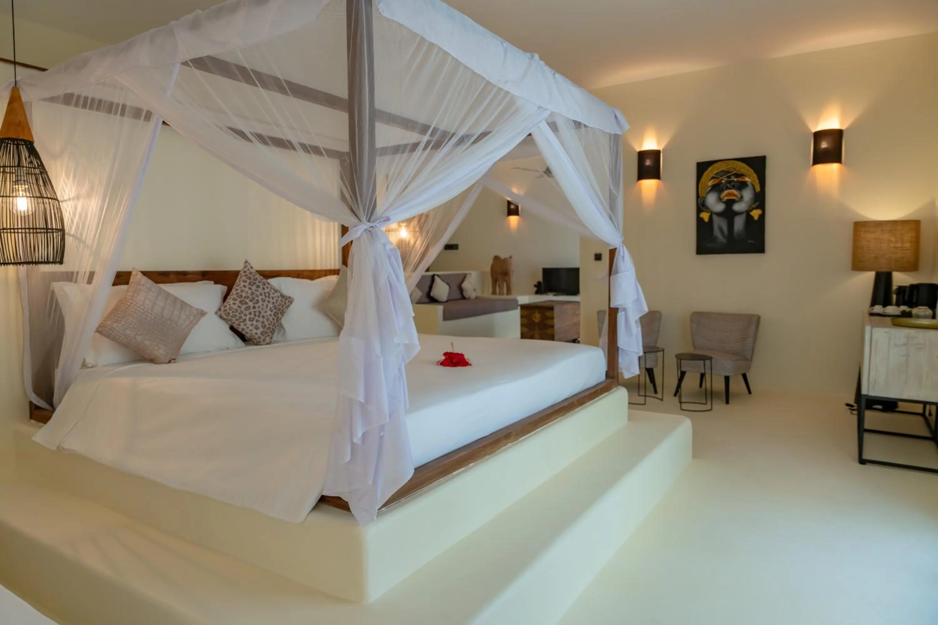 Bed in Alma Boutique Hotel