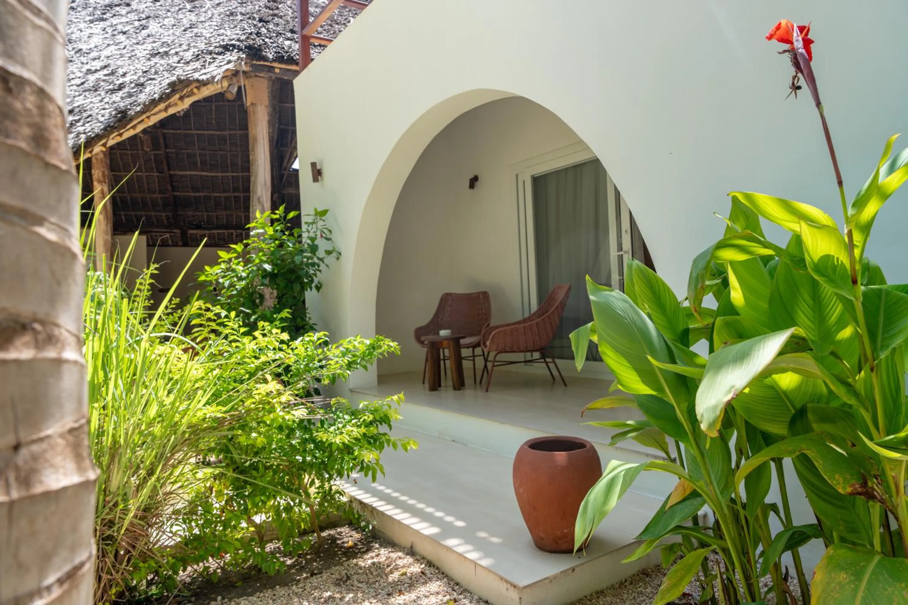 Patio in Alma Boutique Hotel