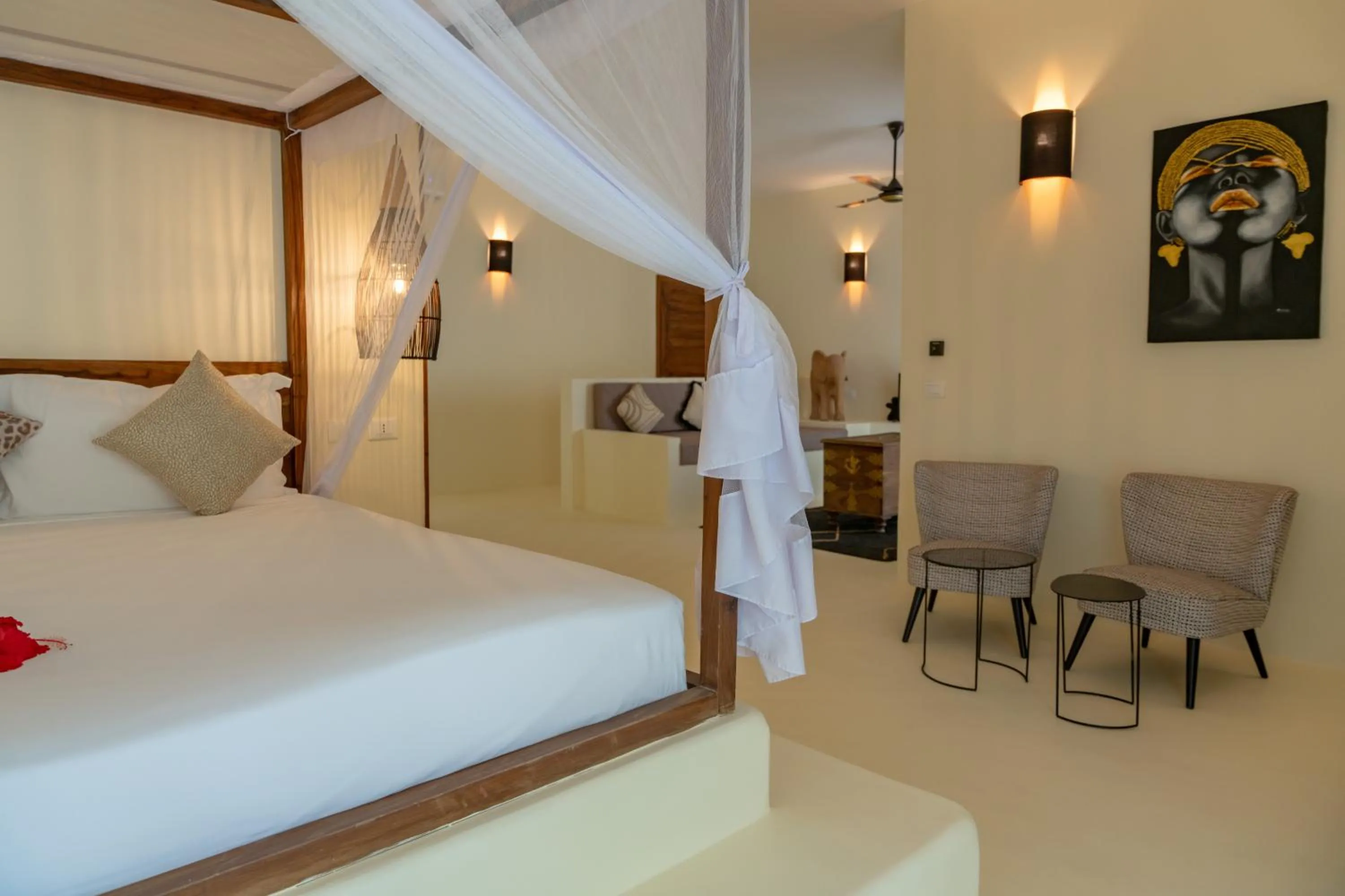 Bed in Alma Boutique Hotel