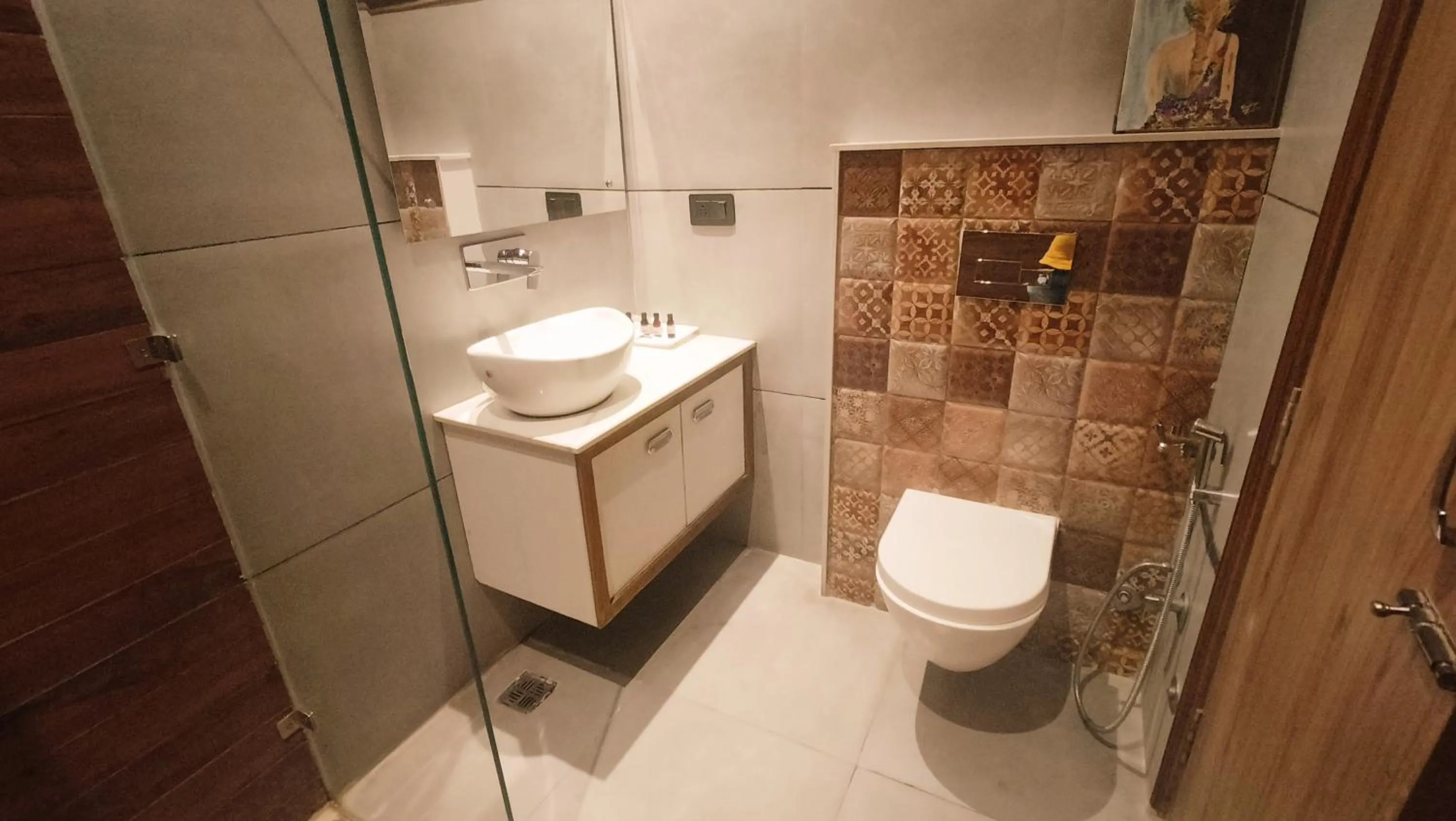 Shower in Blessings Hotel