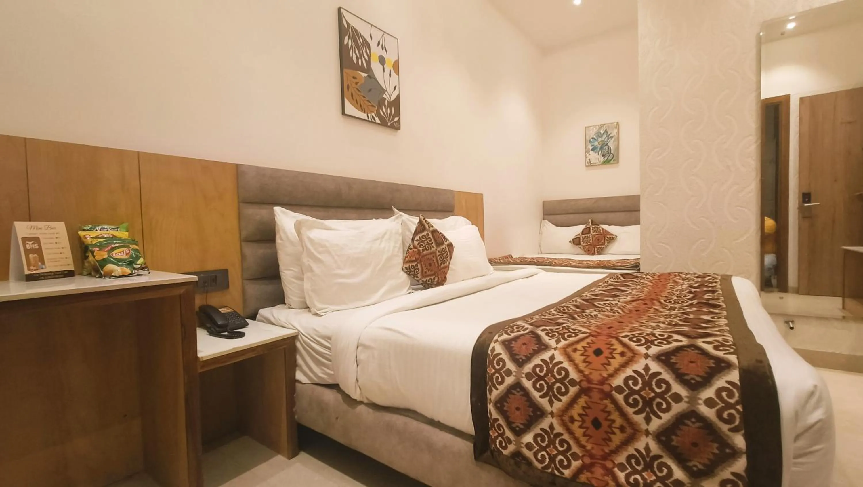 Bed in Blessings Hotel